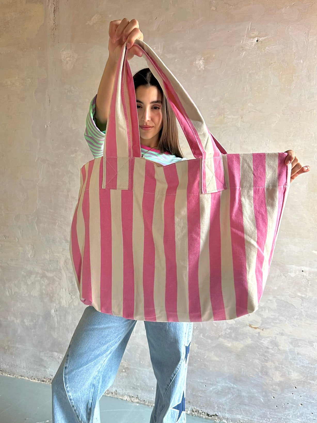 Bolsa rayas