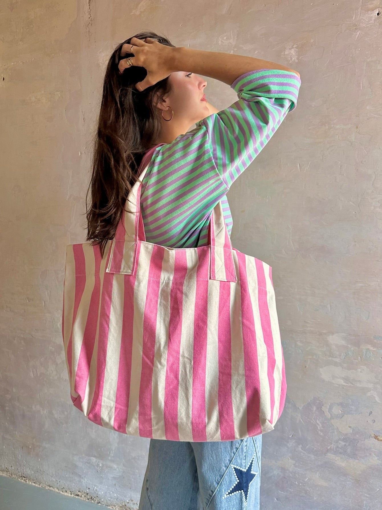 Bolsa rayas