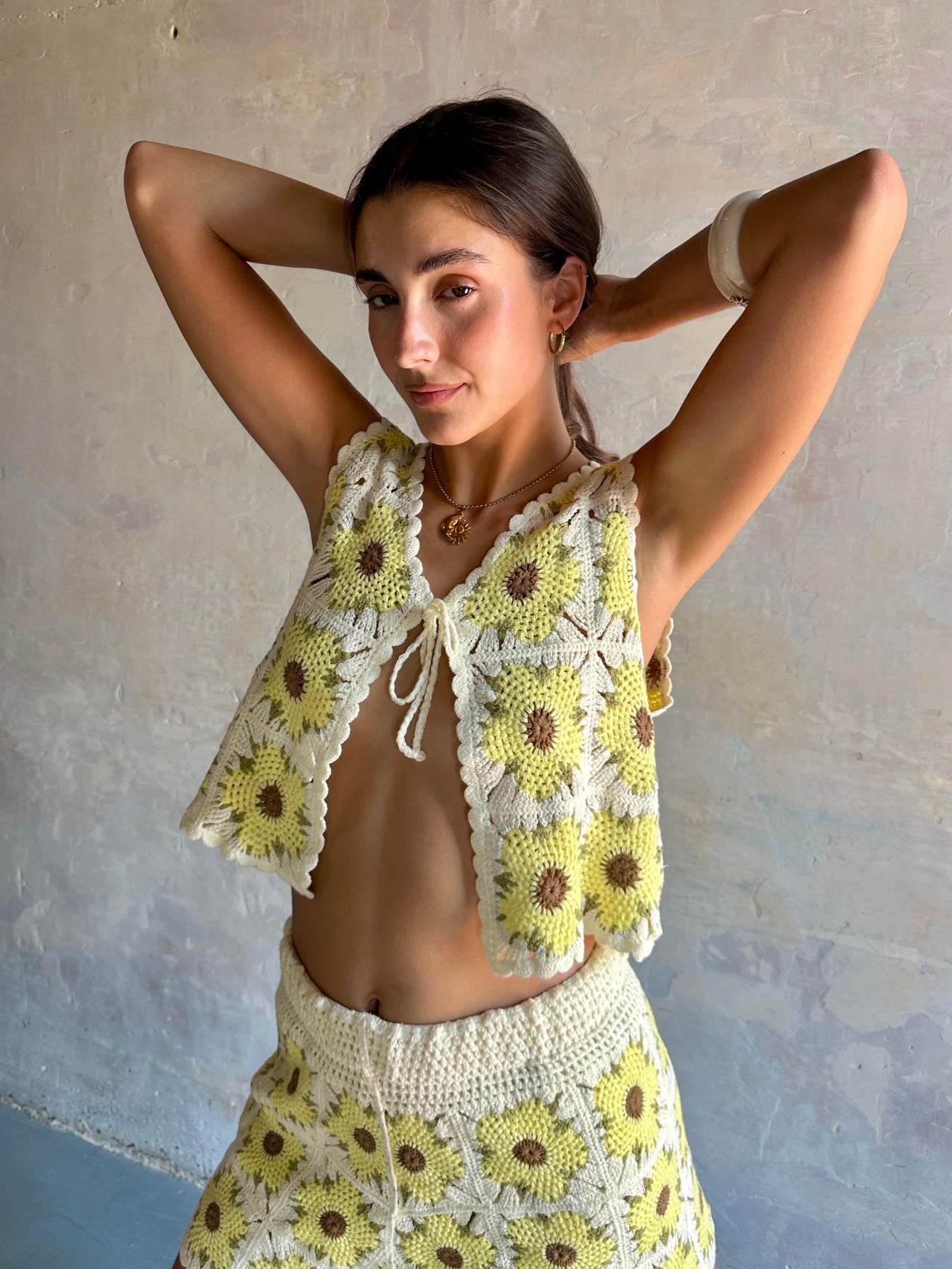 Chaleco crochet Isla