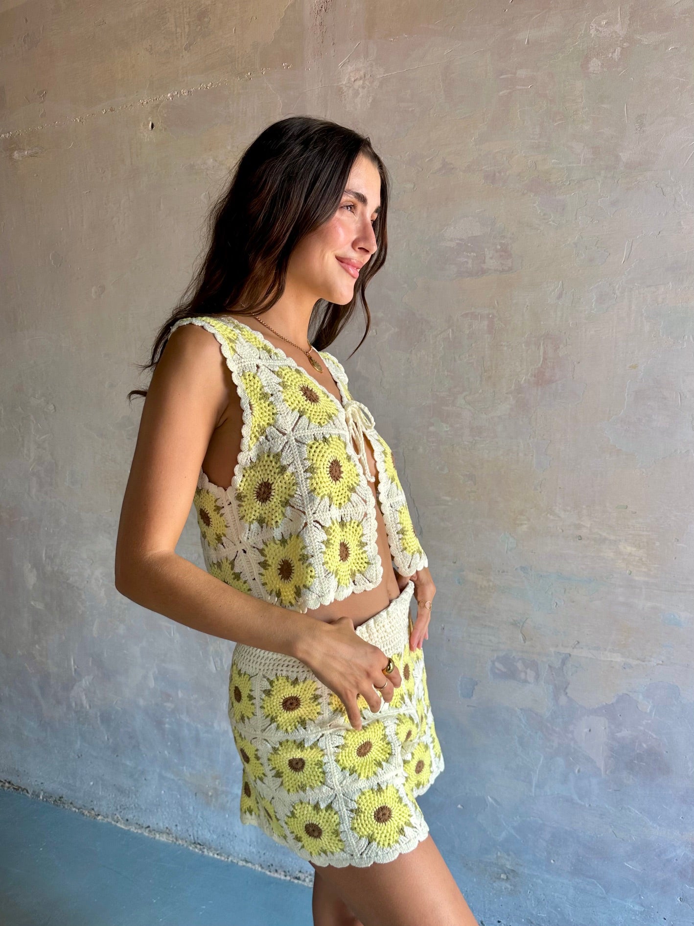 Chaleco crochet Isla