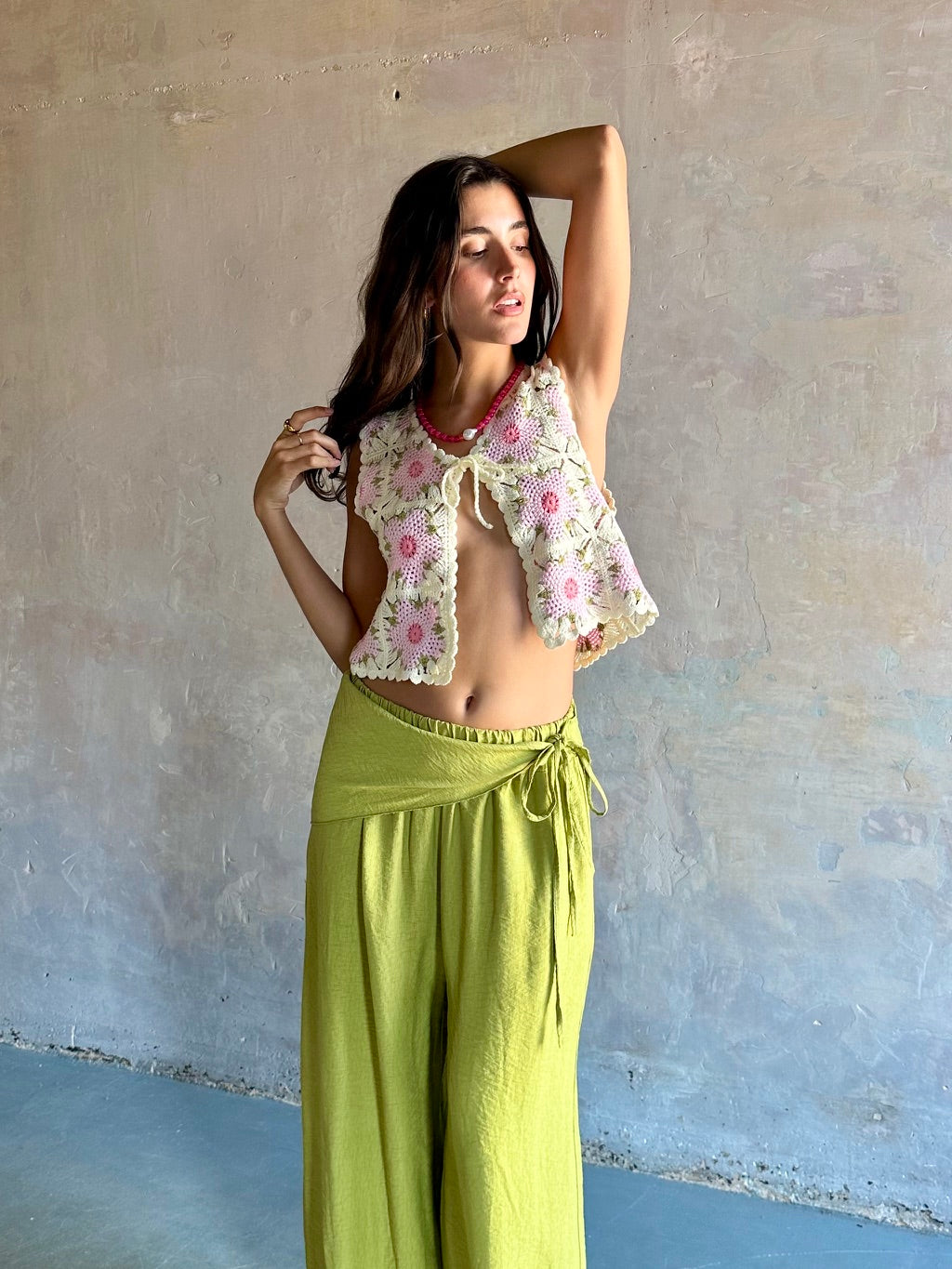Chaleco crochet Isla