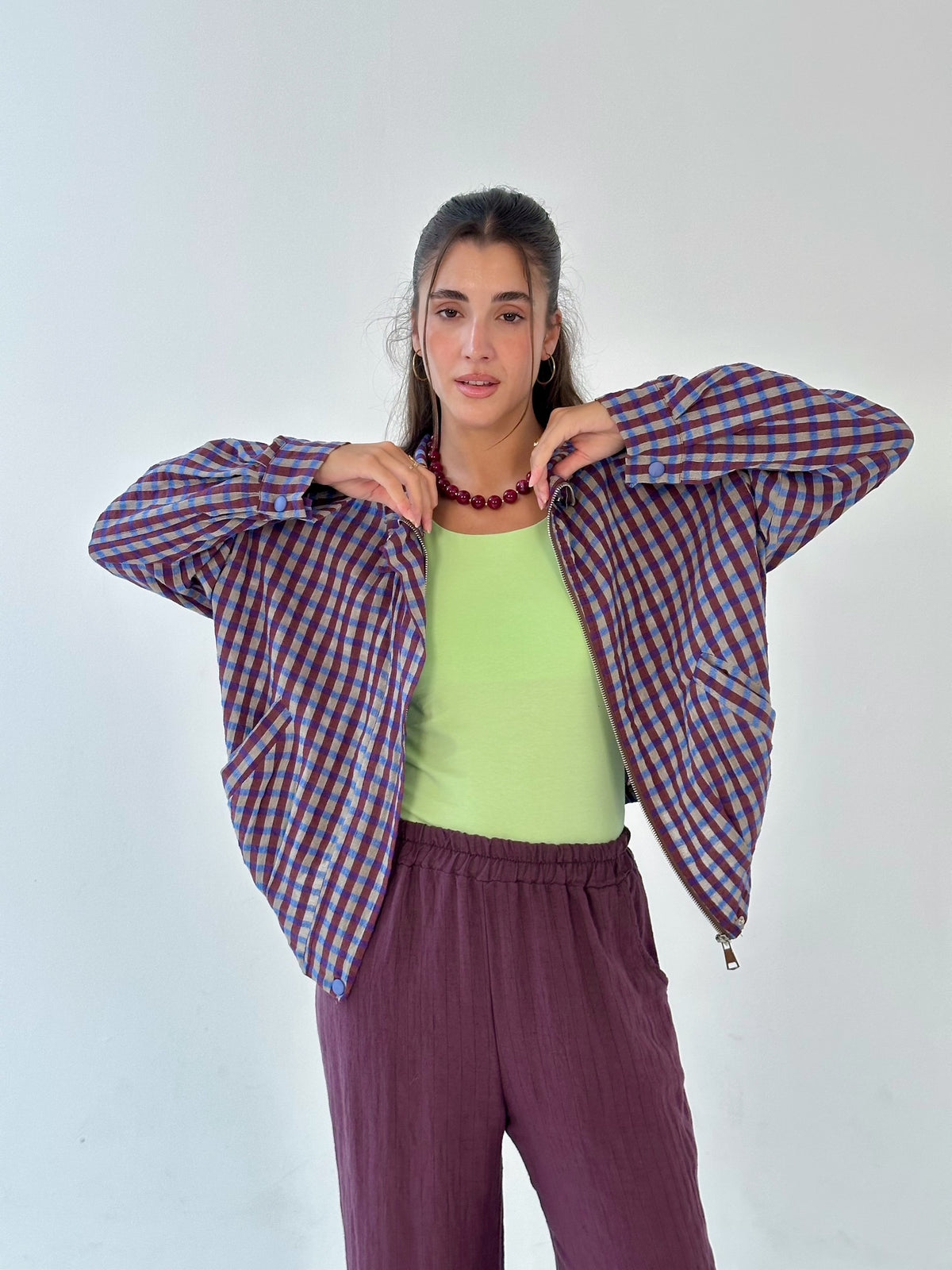 Chaqueta vichy