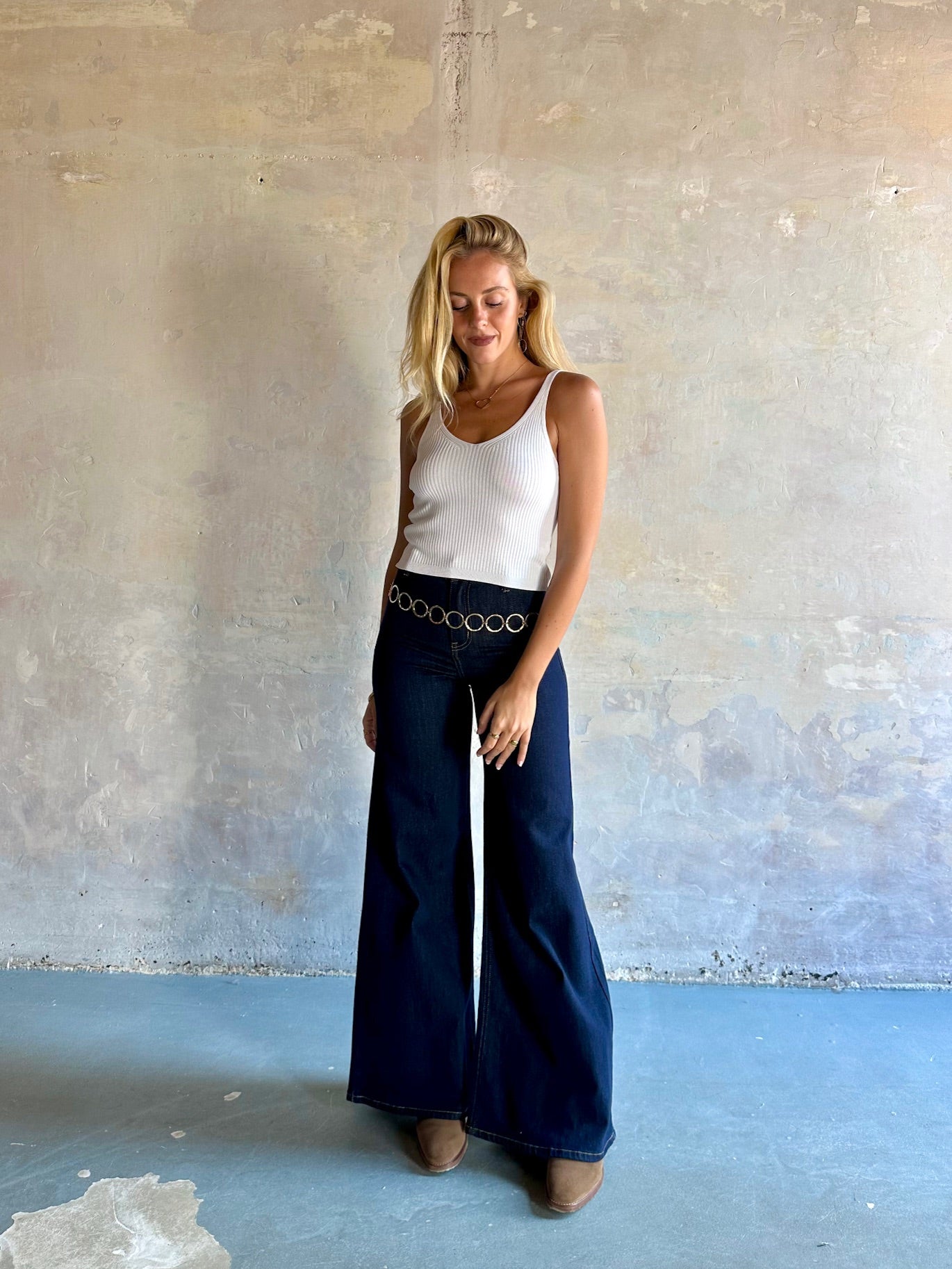 Collar cinturón círculos