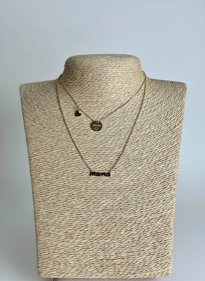 Collar Mama corazón