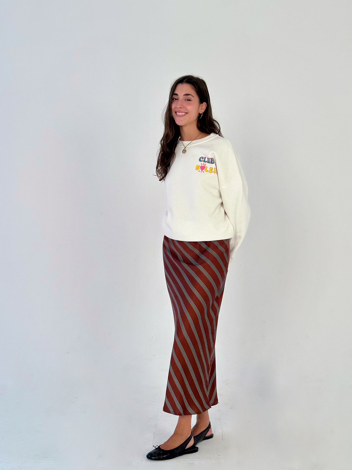 Falda rayas