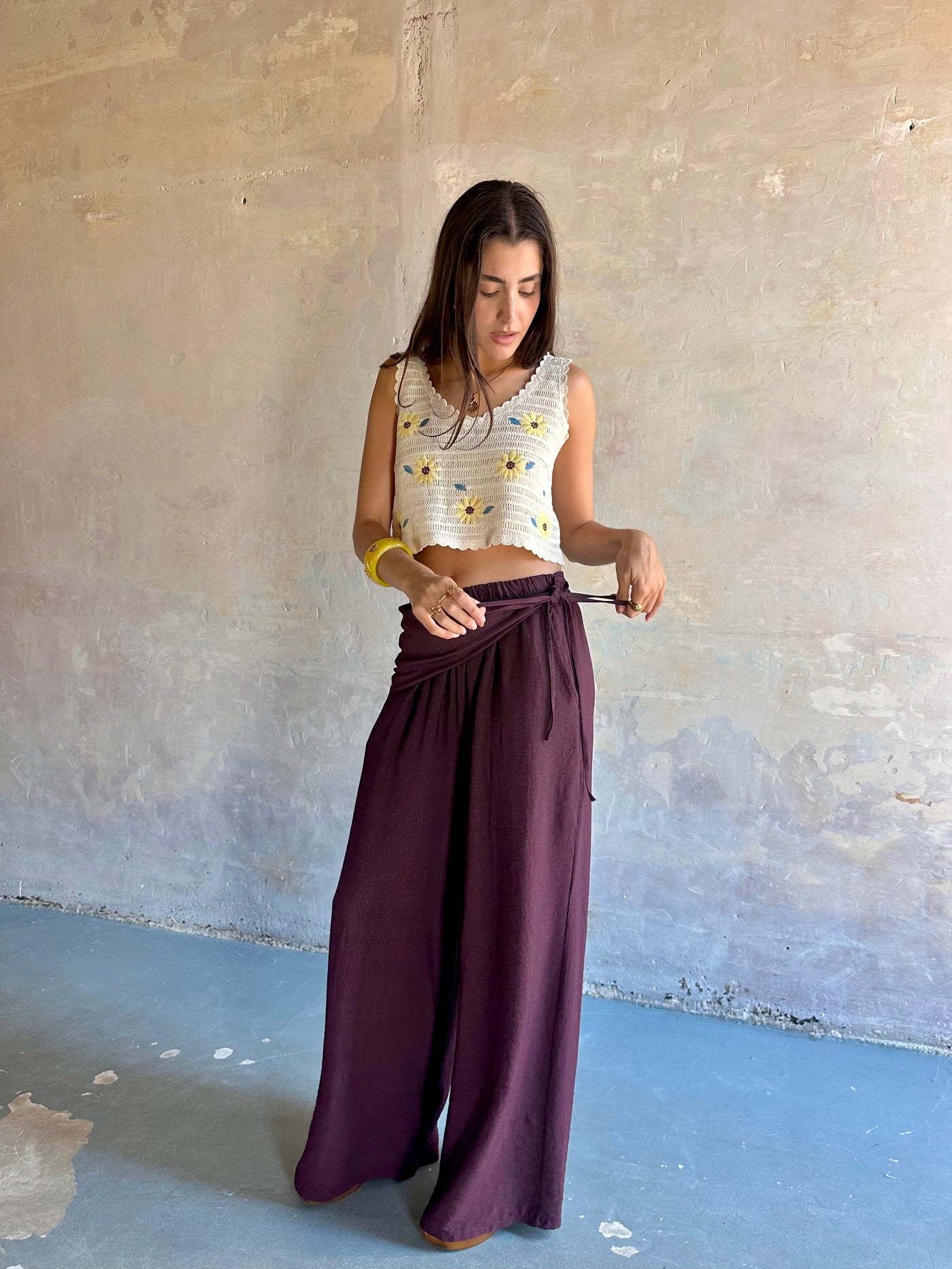 Pantalón fluido