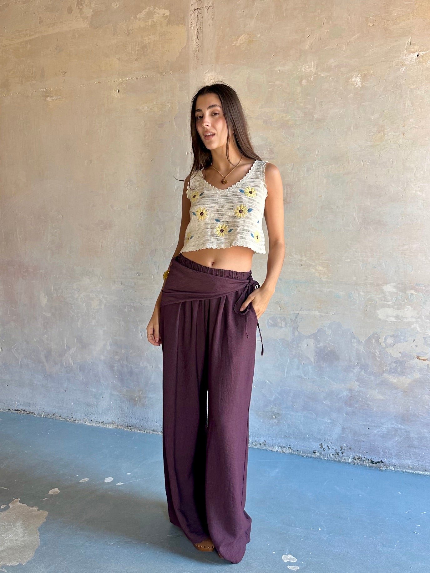 Pantalón fluido