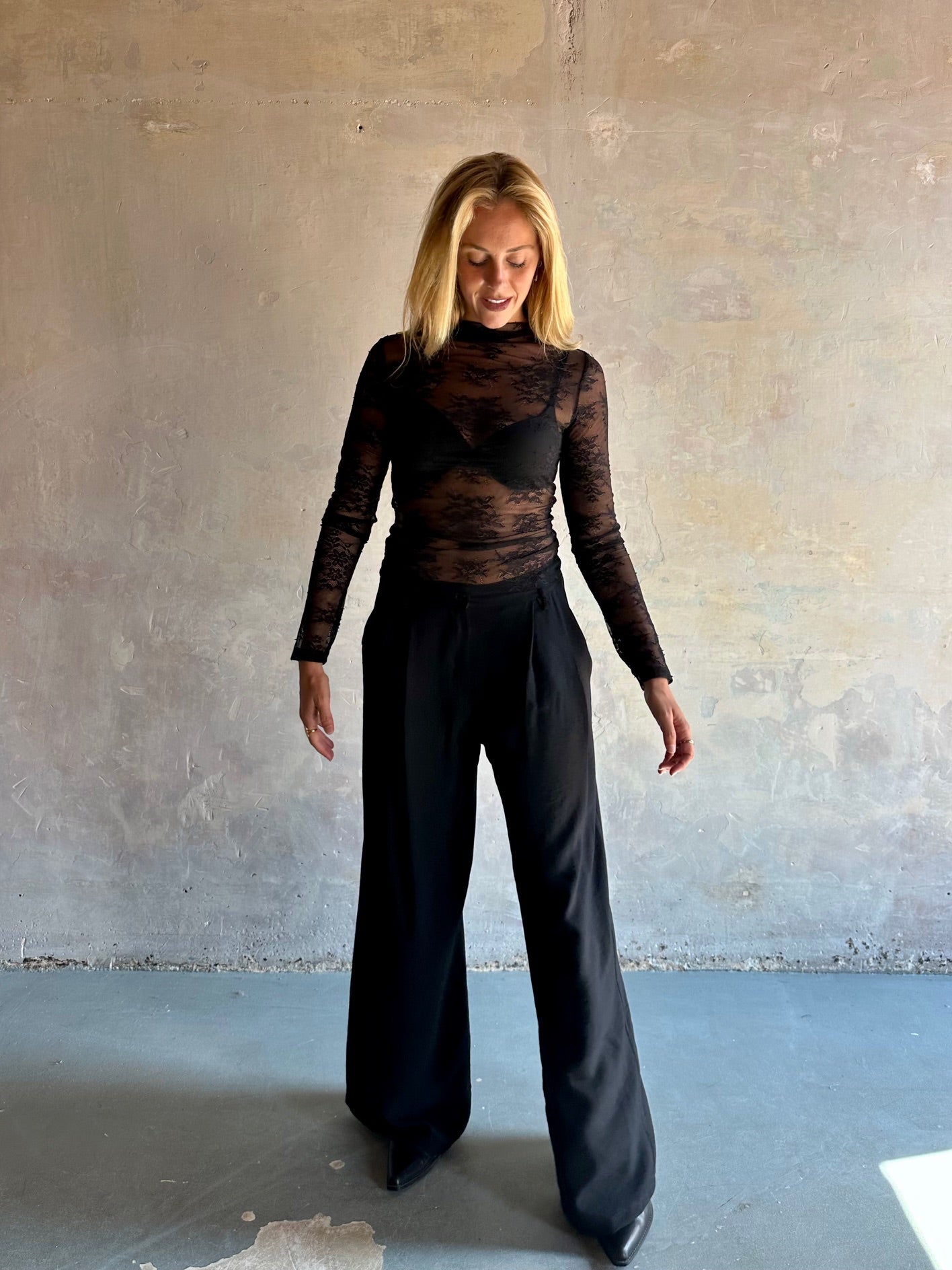 Pantalón ancho fluido