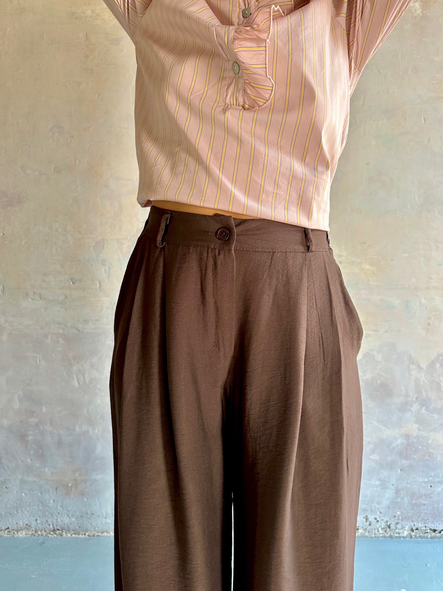 Pantalón ancho fluido