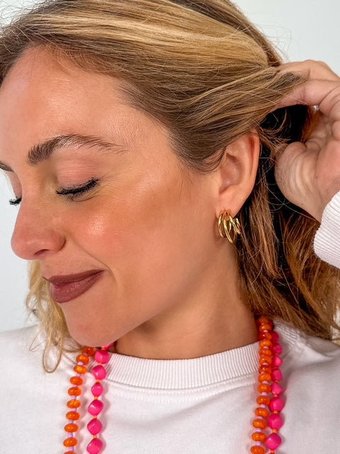 Pendientes triple aro