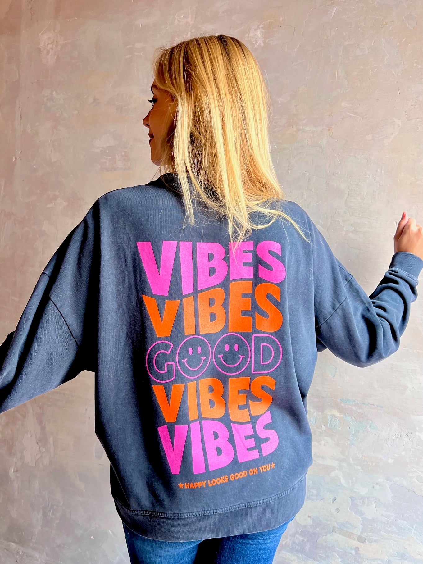 Sudadera GOOD VIBES