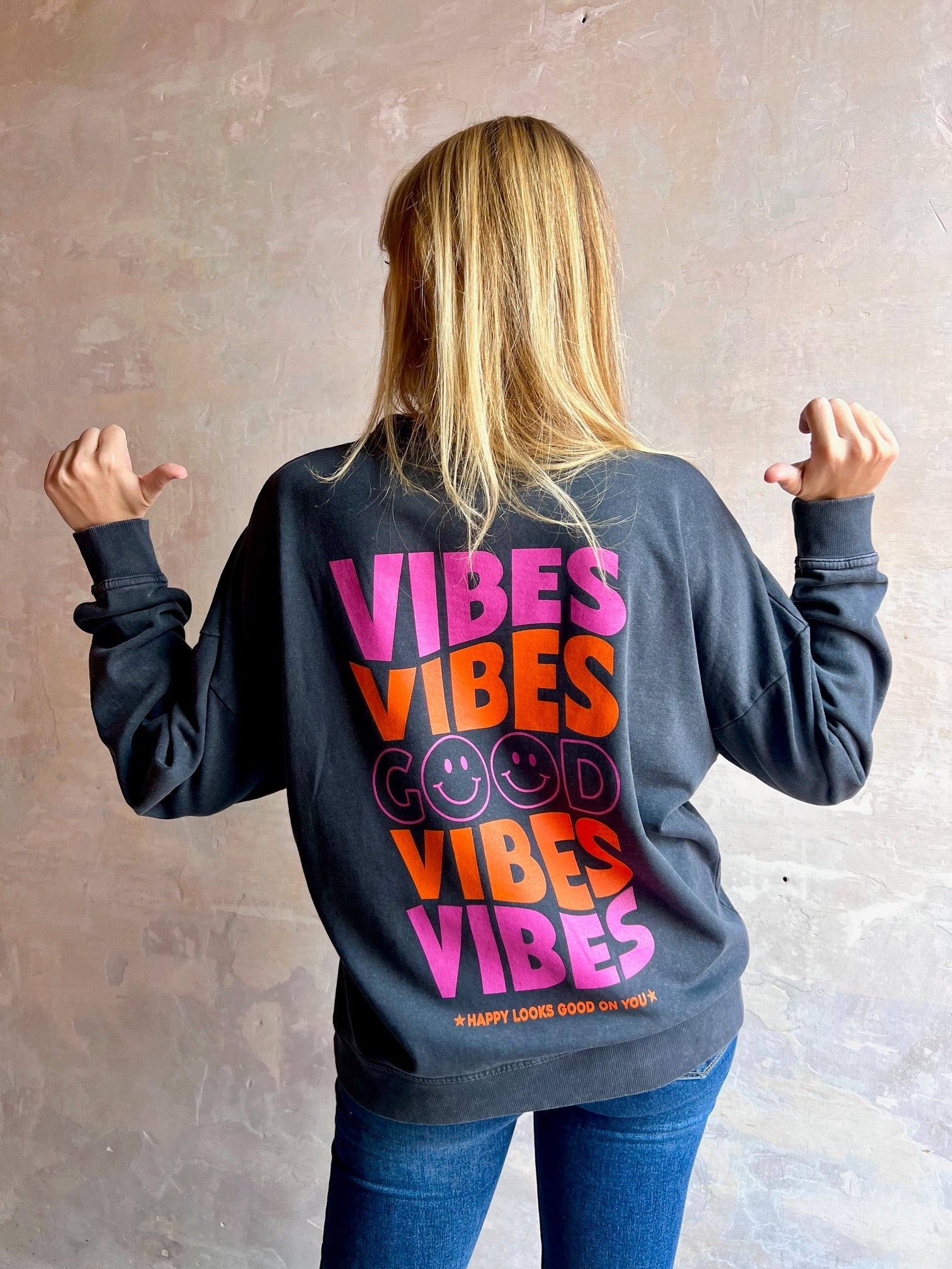 Sudadera GOOD VIBES