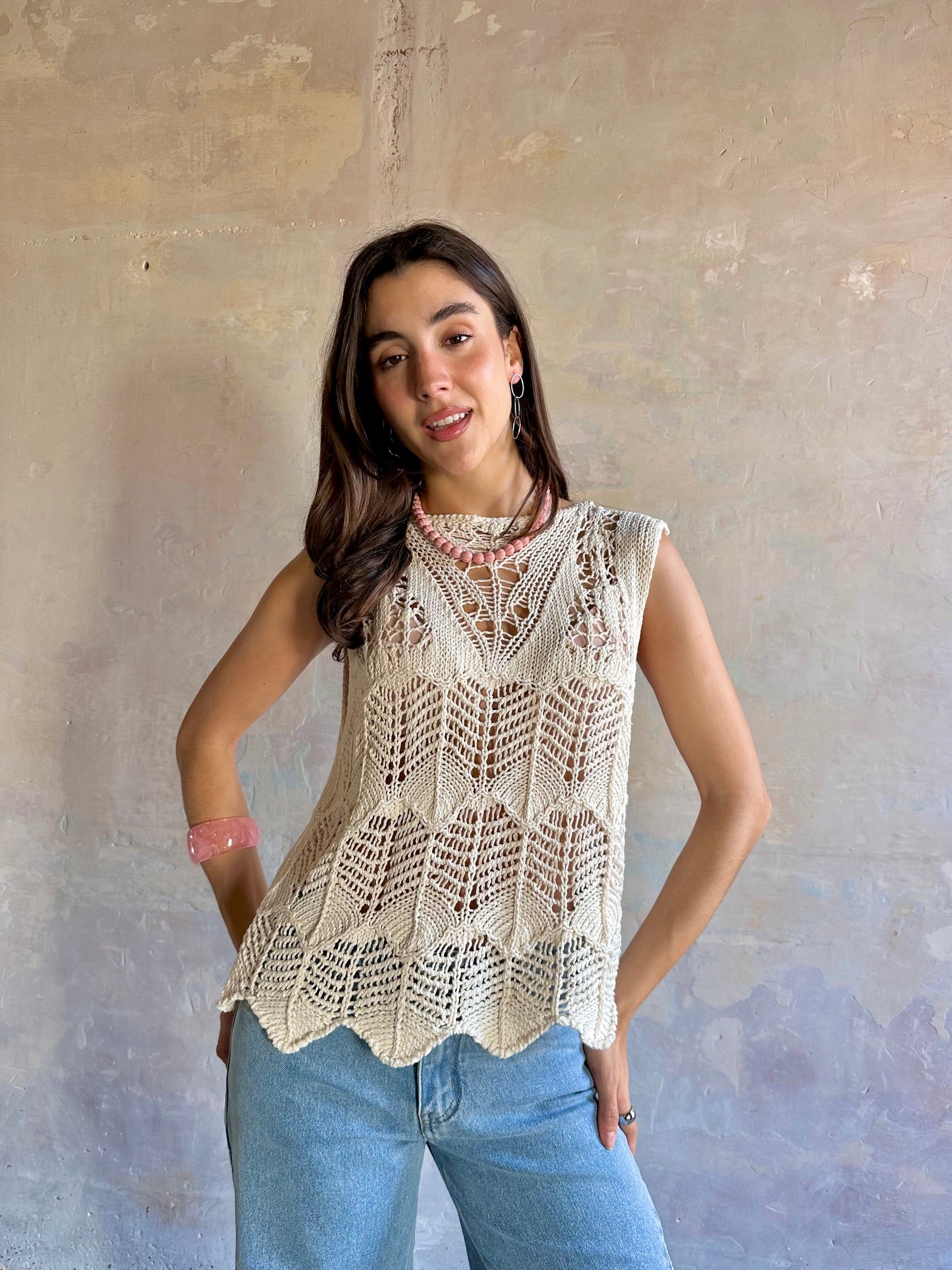 Top crochet boho