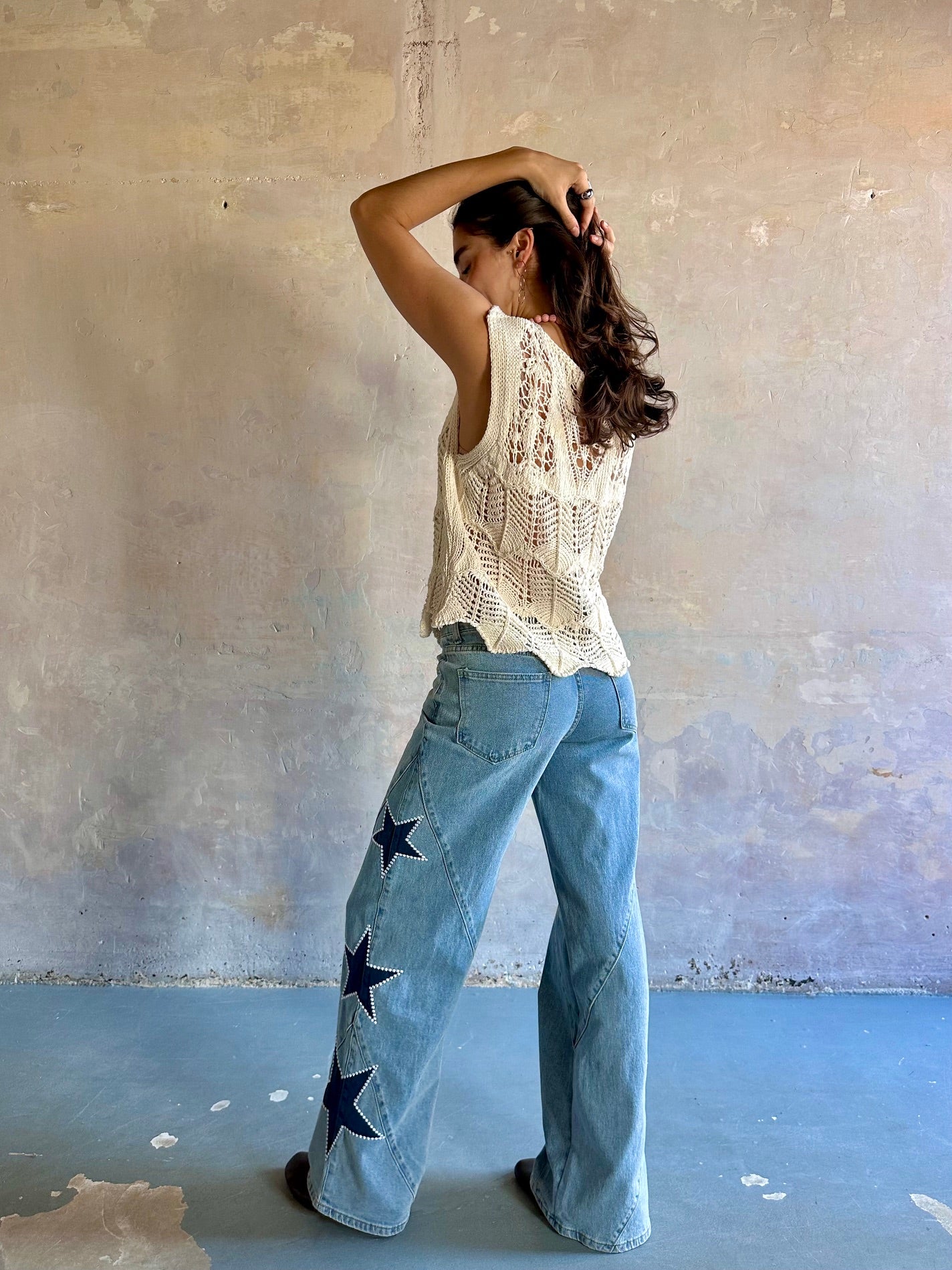 Top crochet boho