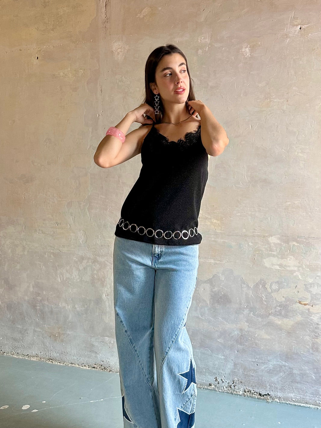 Top lencero encaje