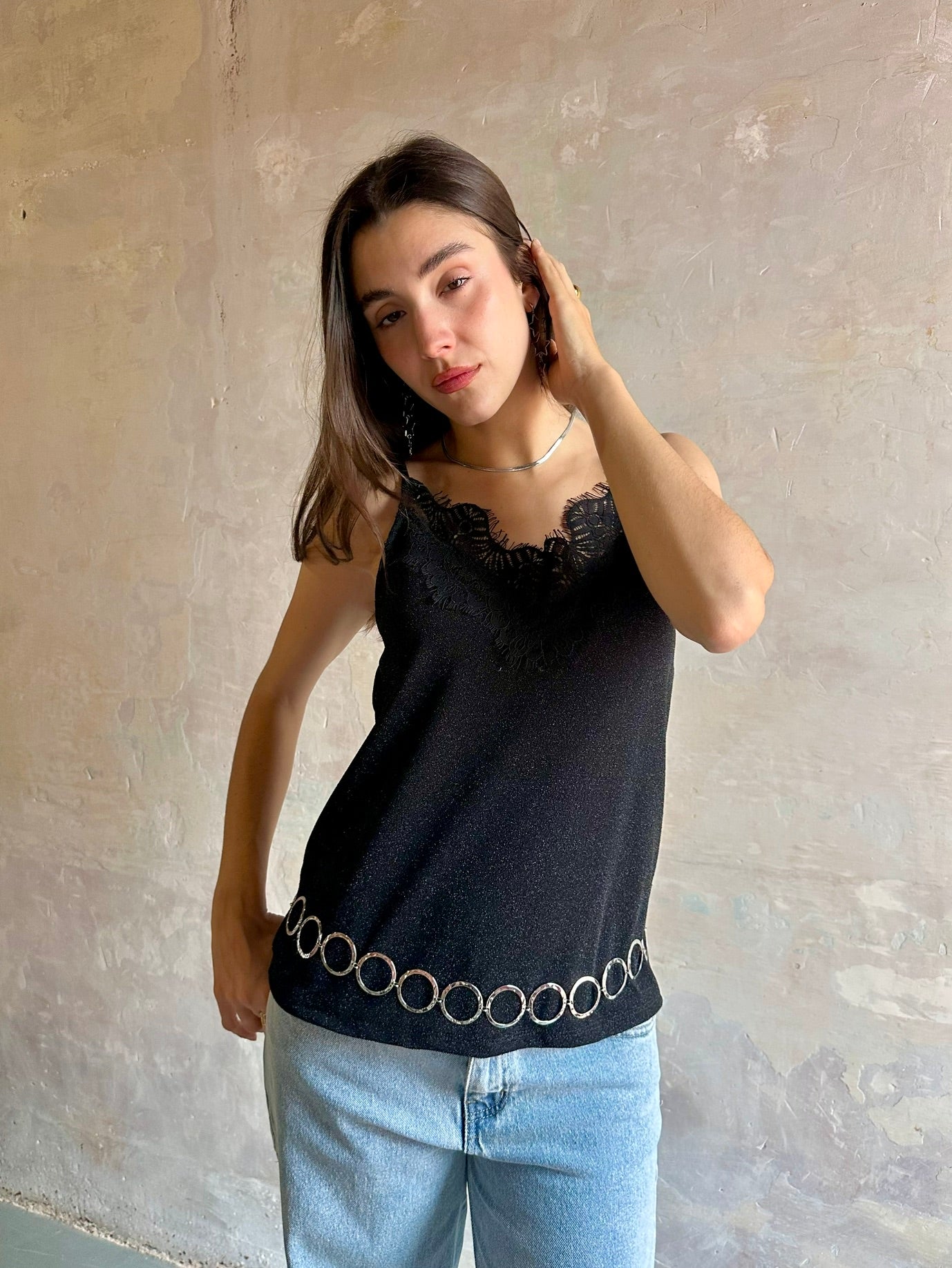 Top lencero encaje