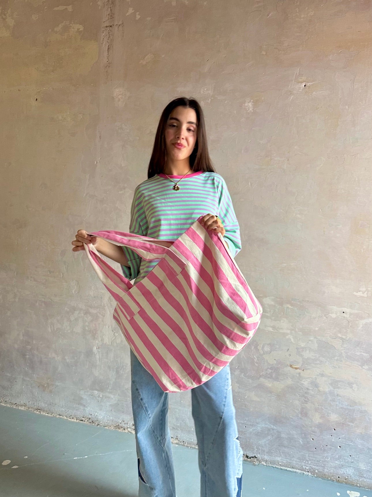 Bolsa rayas