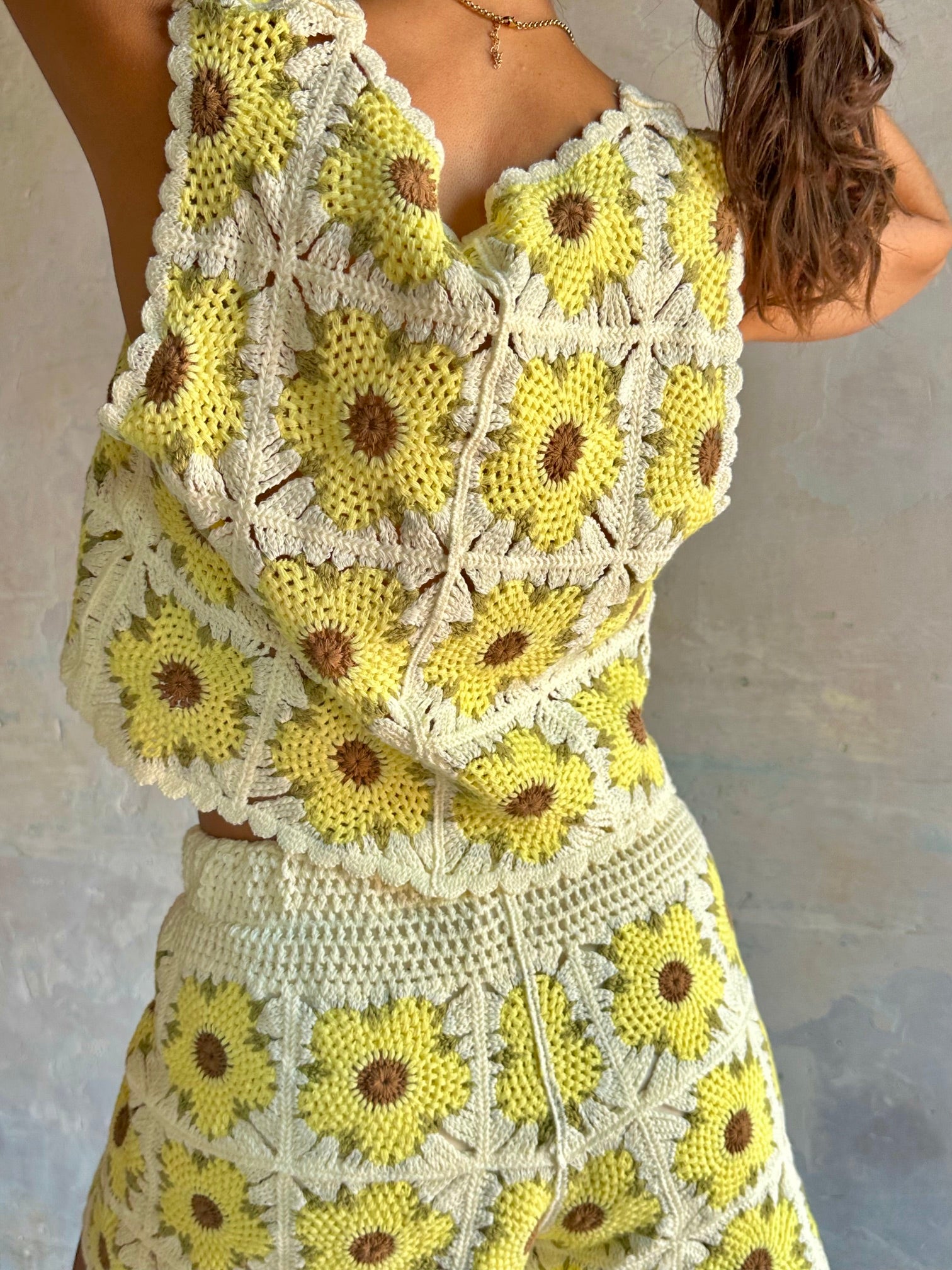 Chaleco crochet Isla