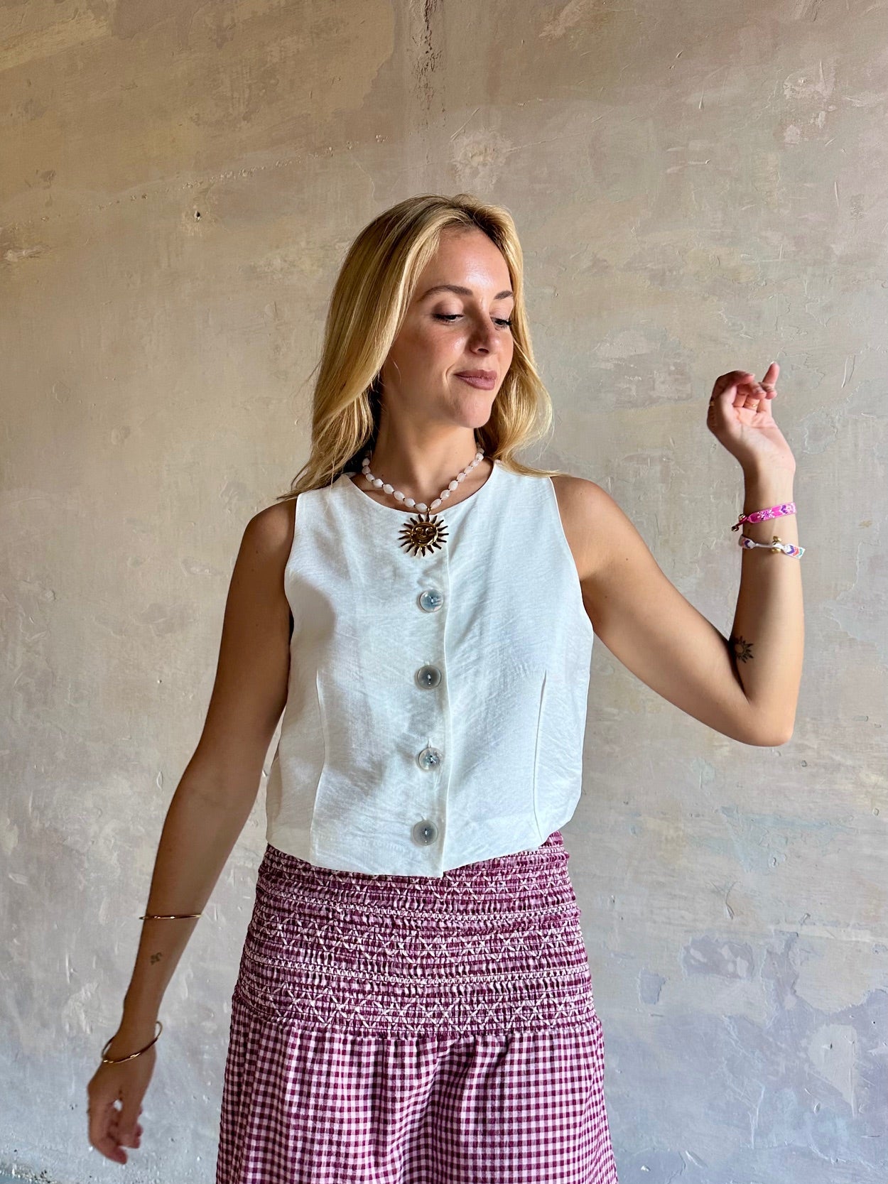 Chaleco sastre corto