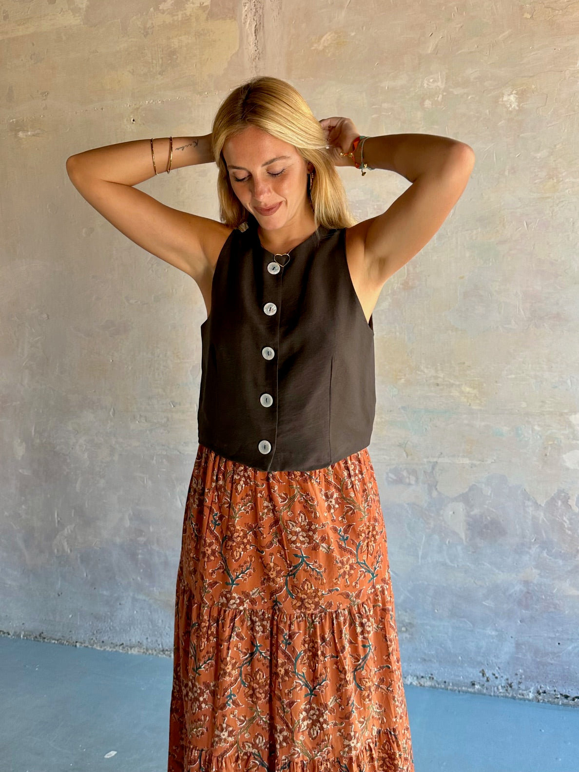 Chaleco sastre corto