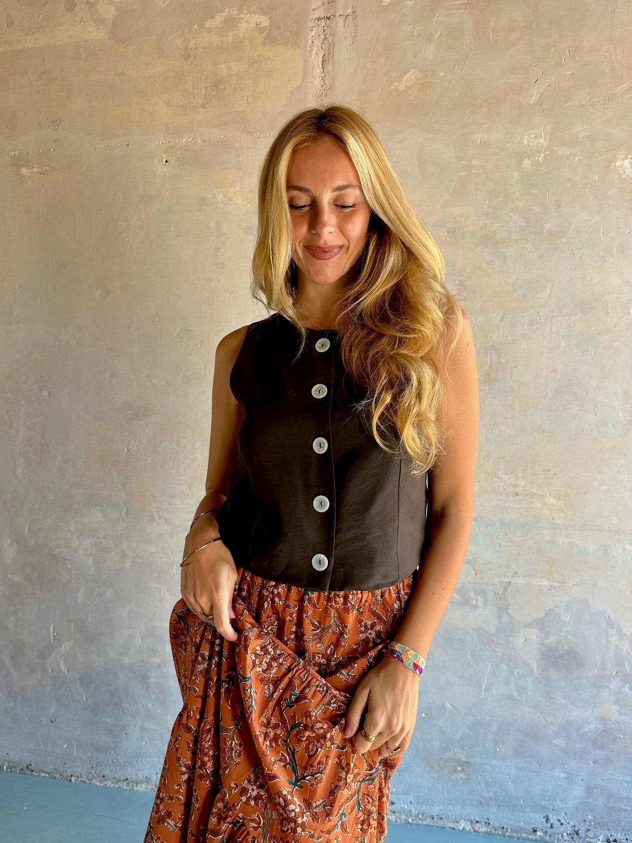 Chaleco sastre corto