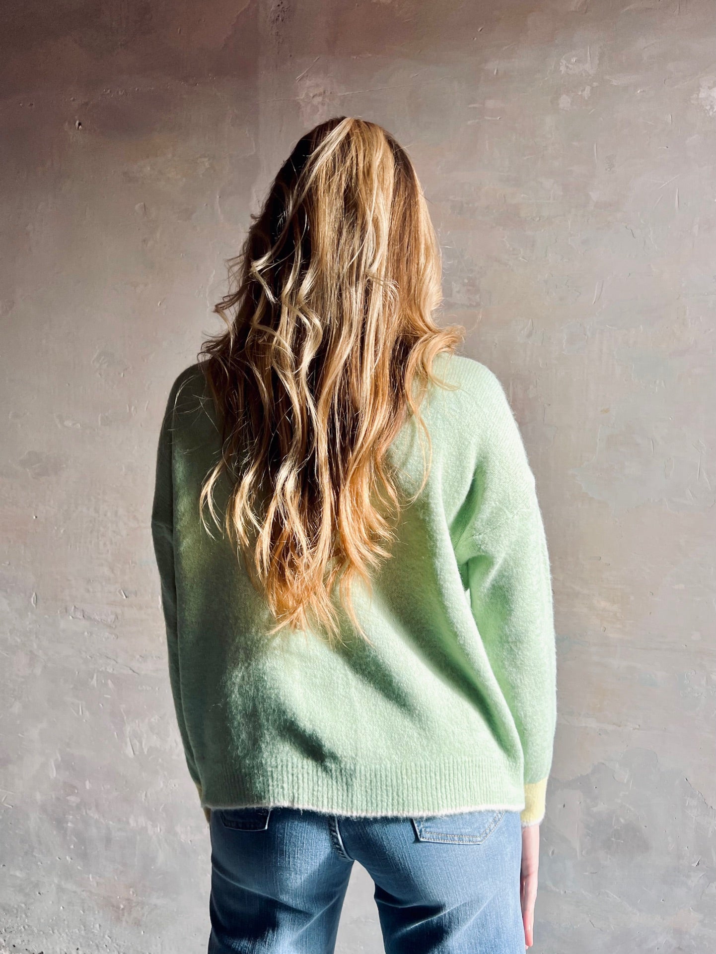 Chaqueta punto botones