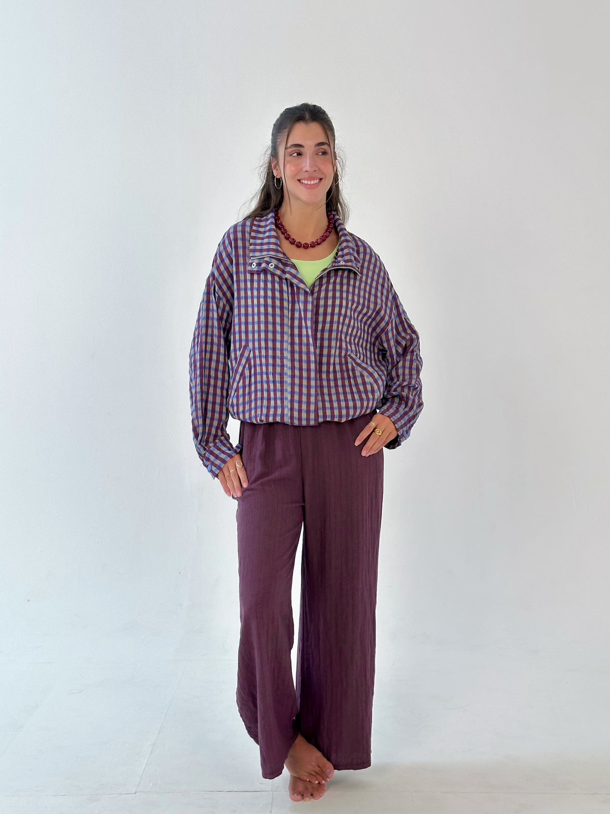 Chaqueta vichy