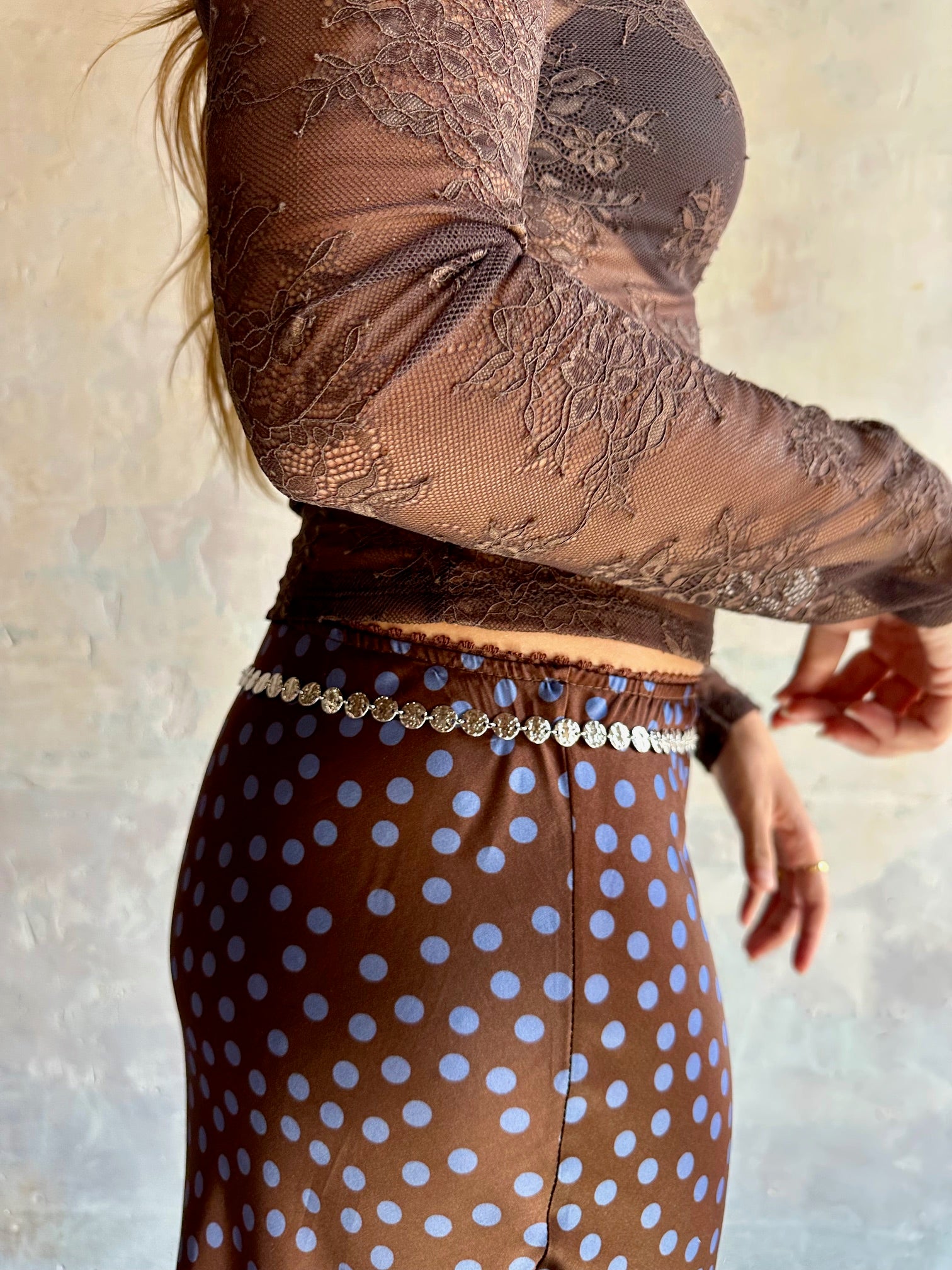 Collar cinturón monedas