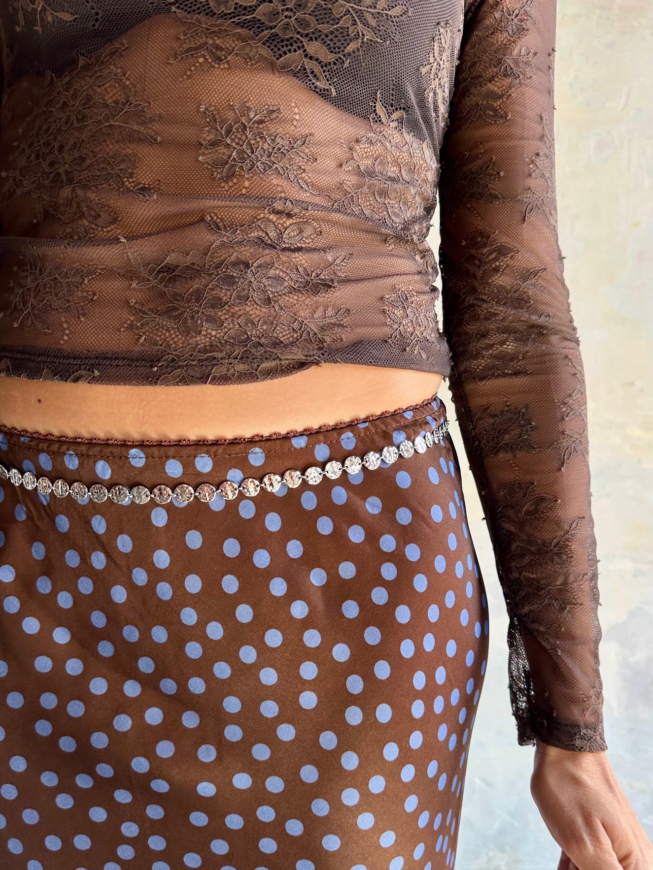 Collar cinturón monedas