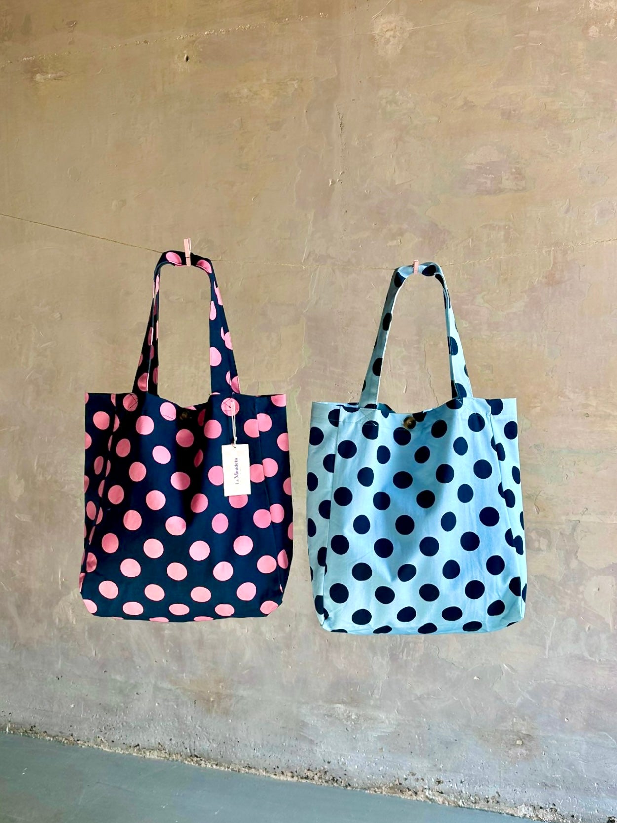 Tote bag Polka dots