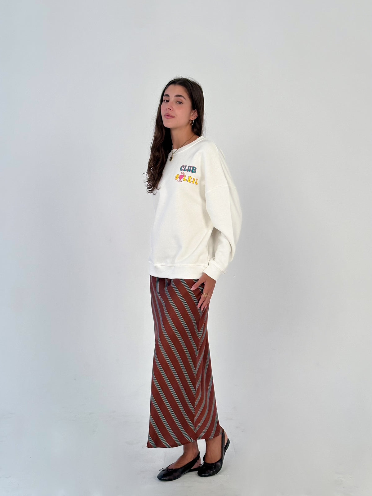 Falda rayas