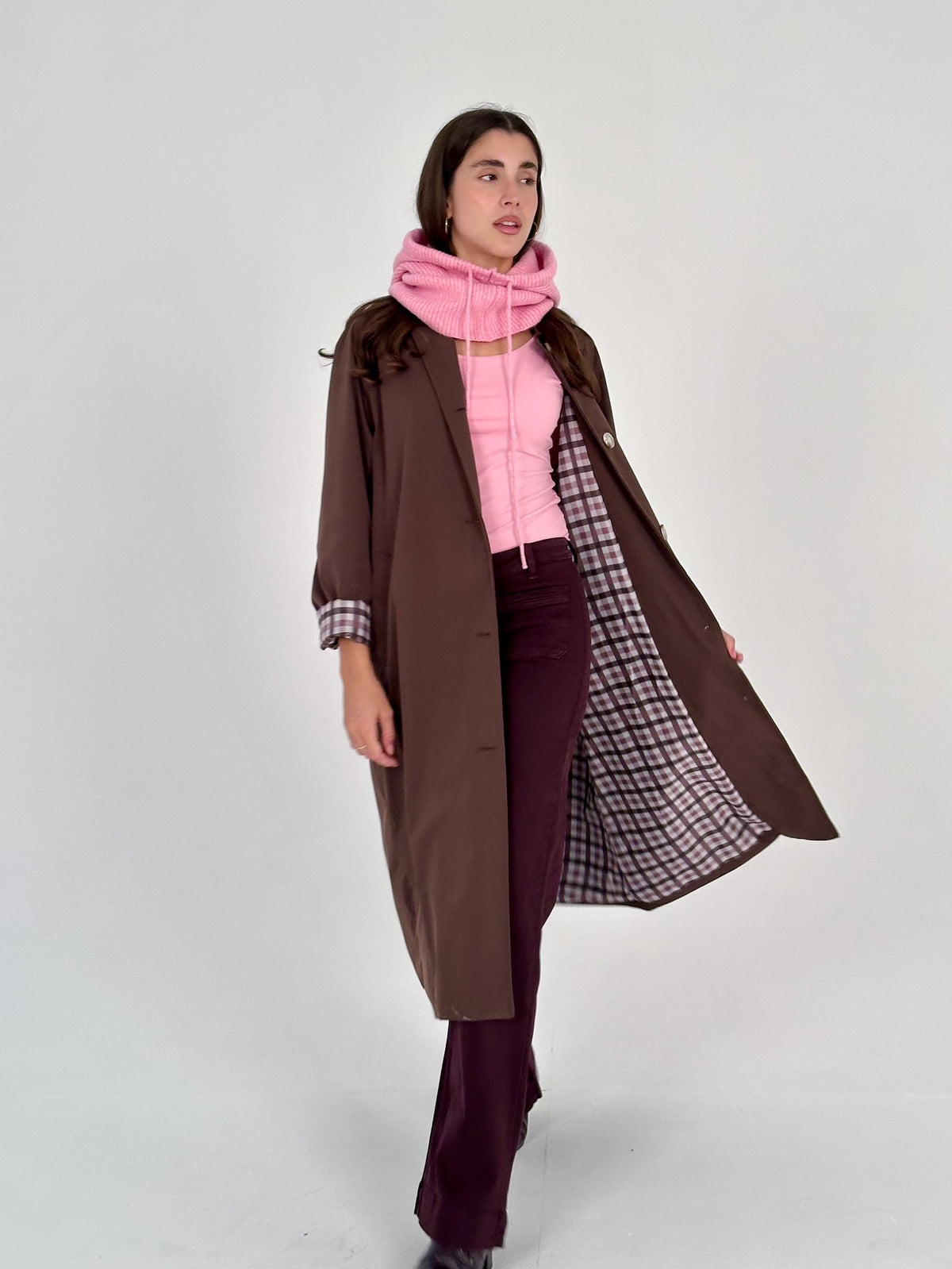 Gabardina Vichy