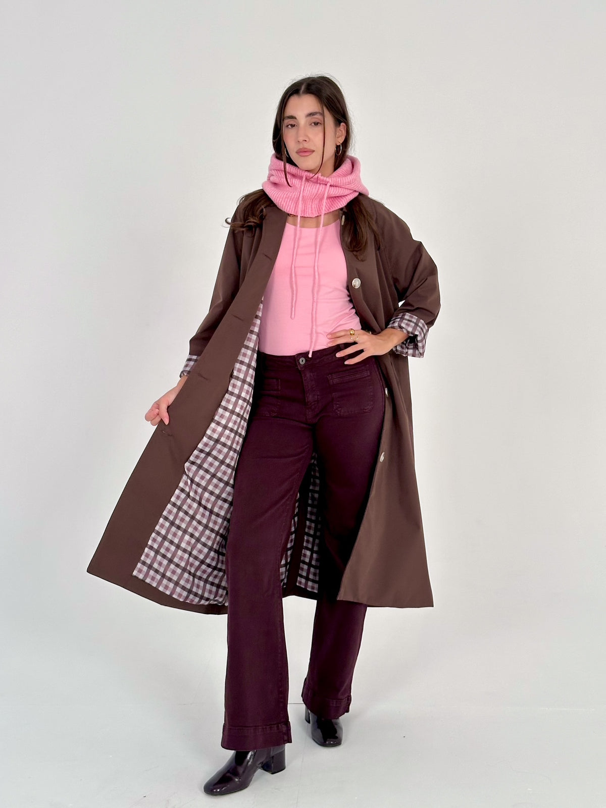 Gabardina Vichy