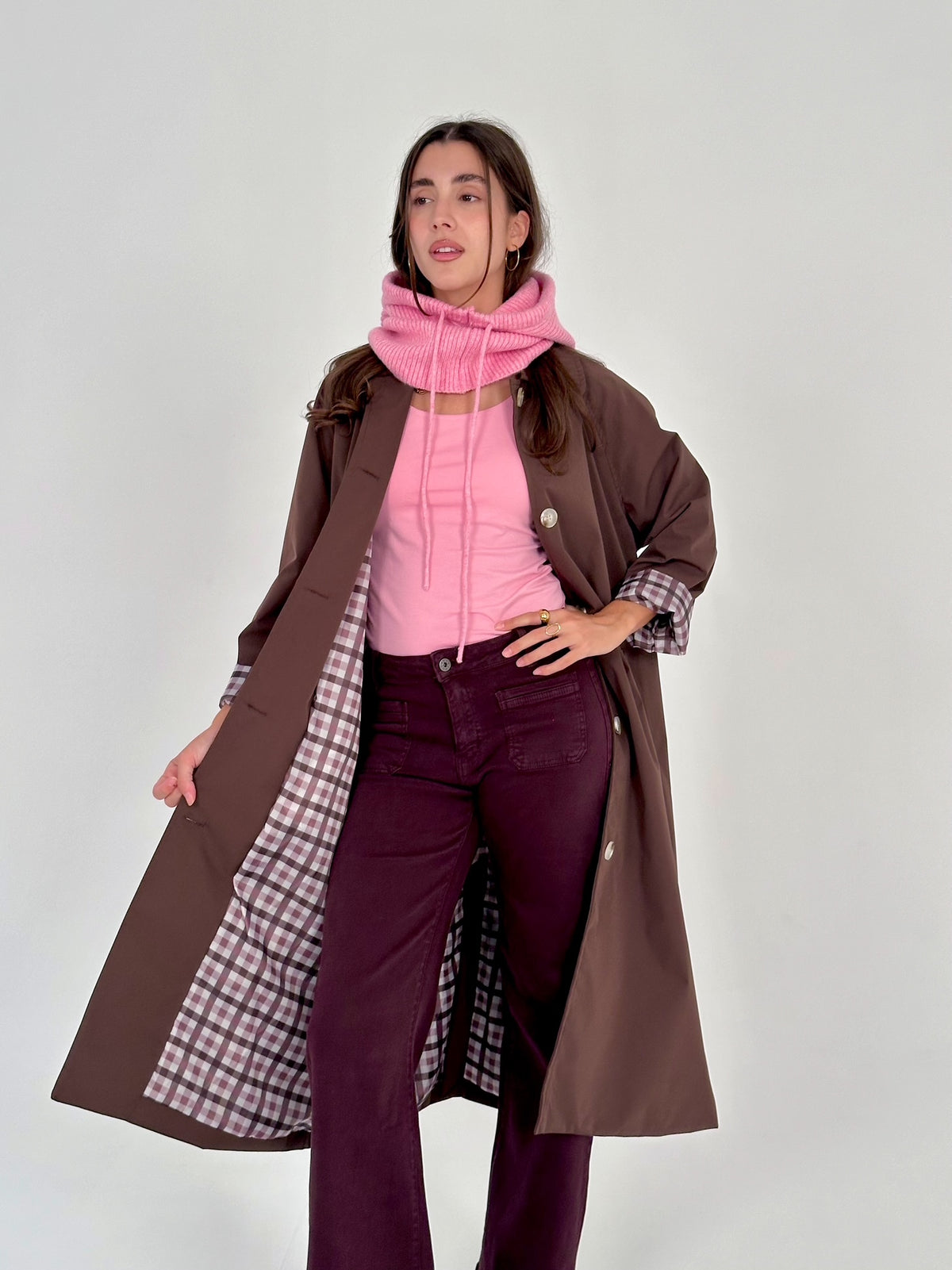 Gabardina Vichy