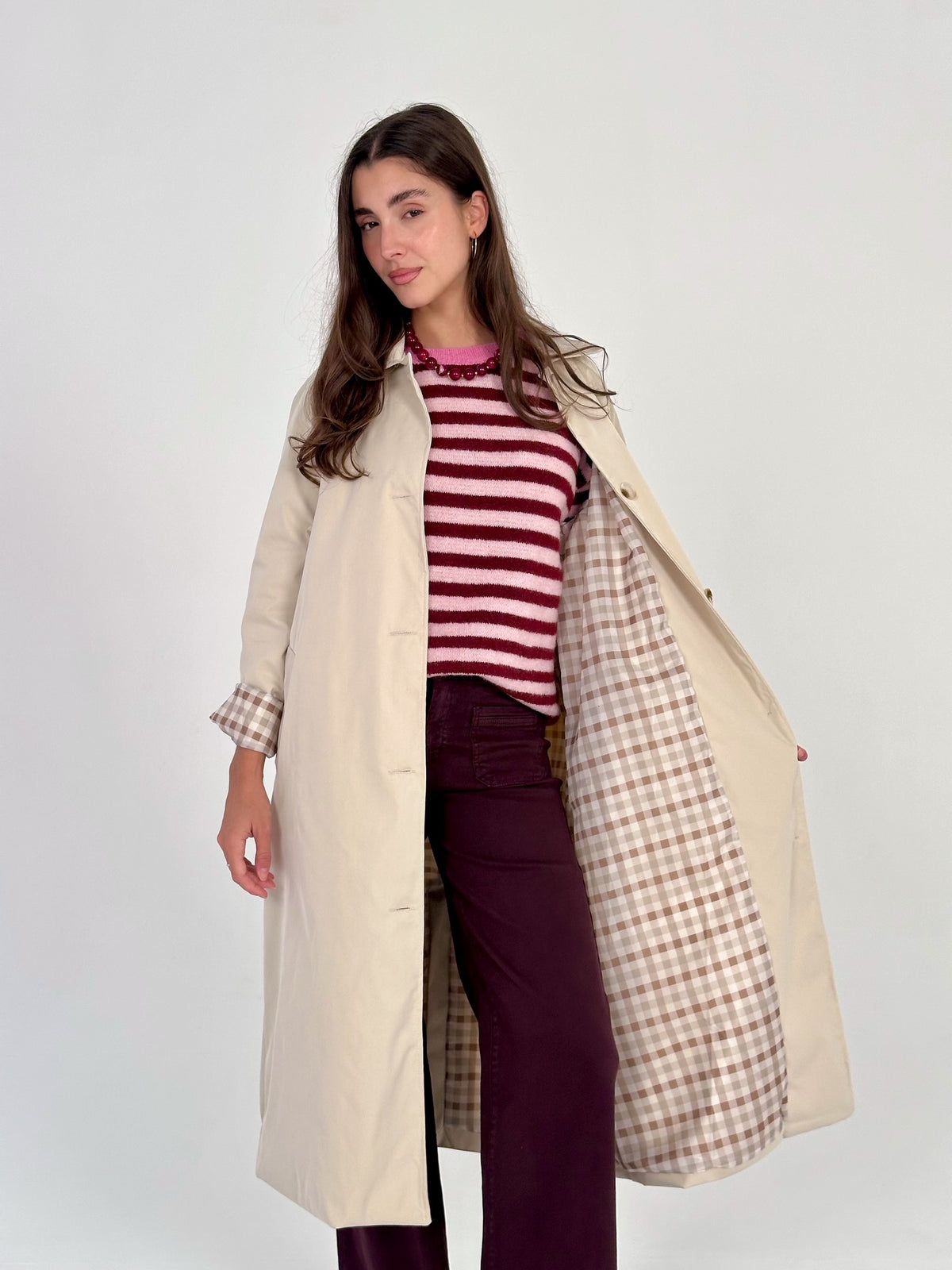 Gabardina Vichy
