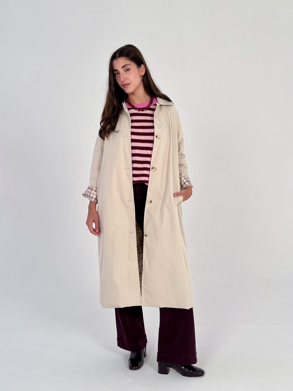 Gabardina Vichy