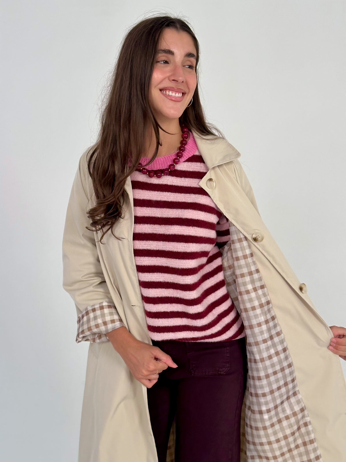 Gabardina Vichy