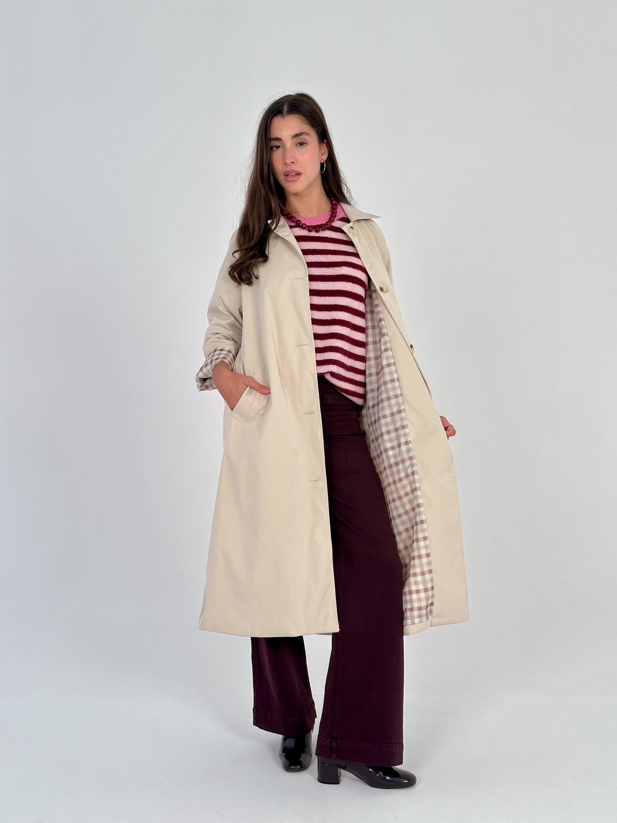 Gabardina Vichy