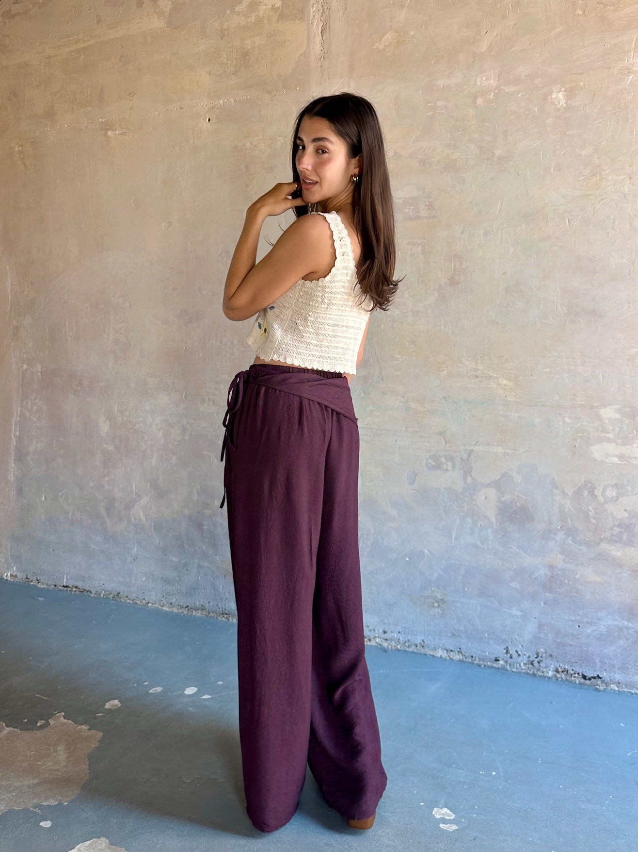 Pantalón fluido