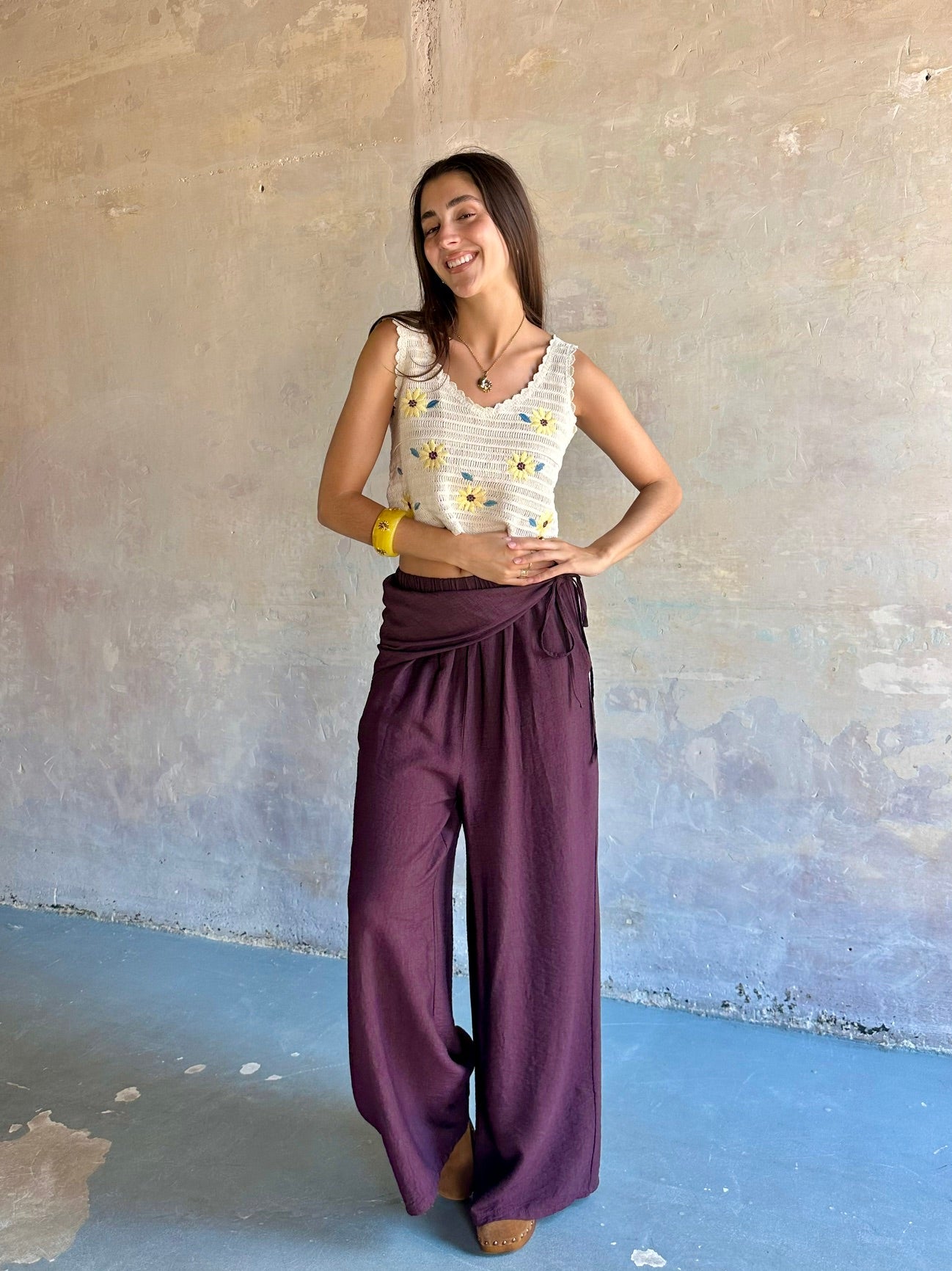 Pantalón fluido