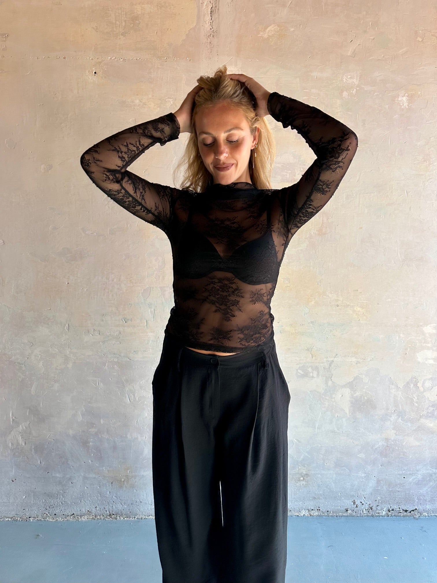 Pantalón ancho fluido