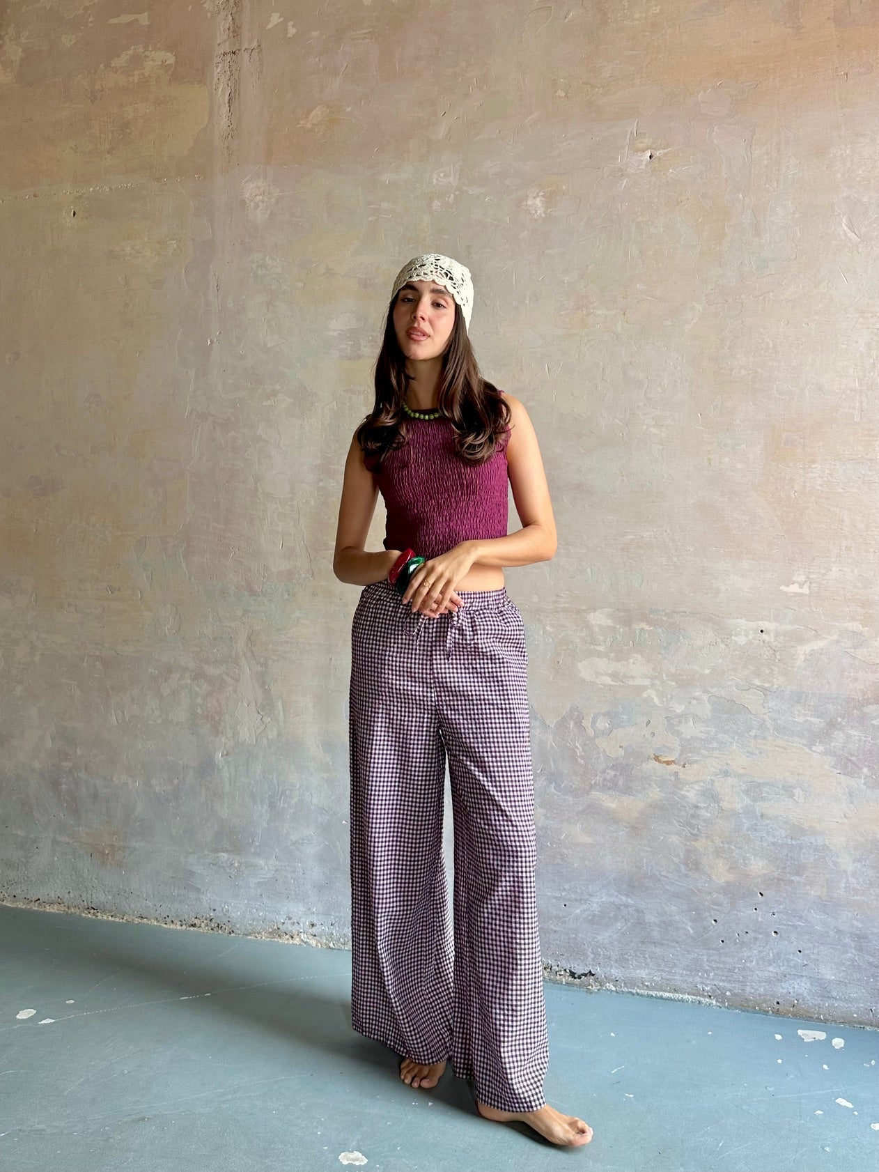 Pantalón vichy