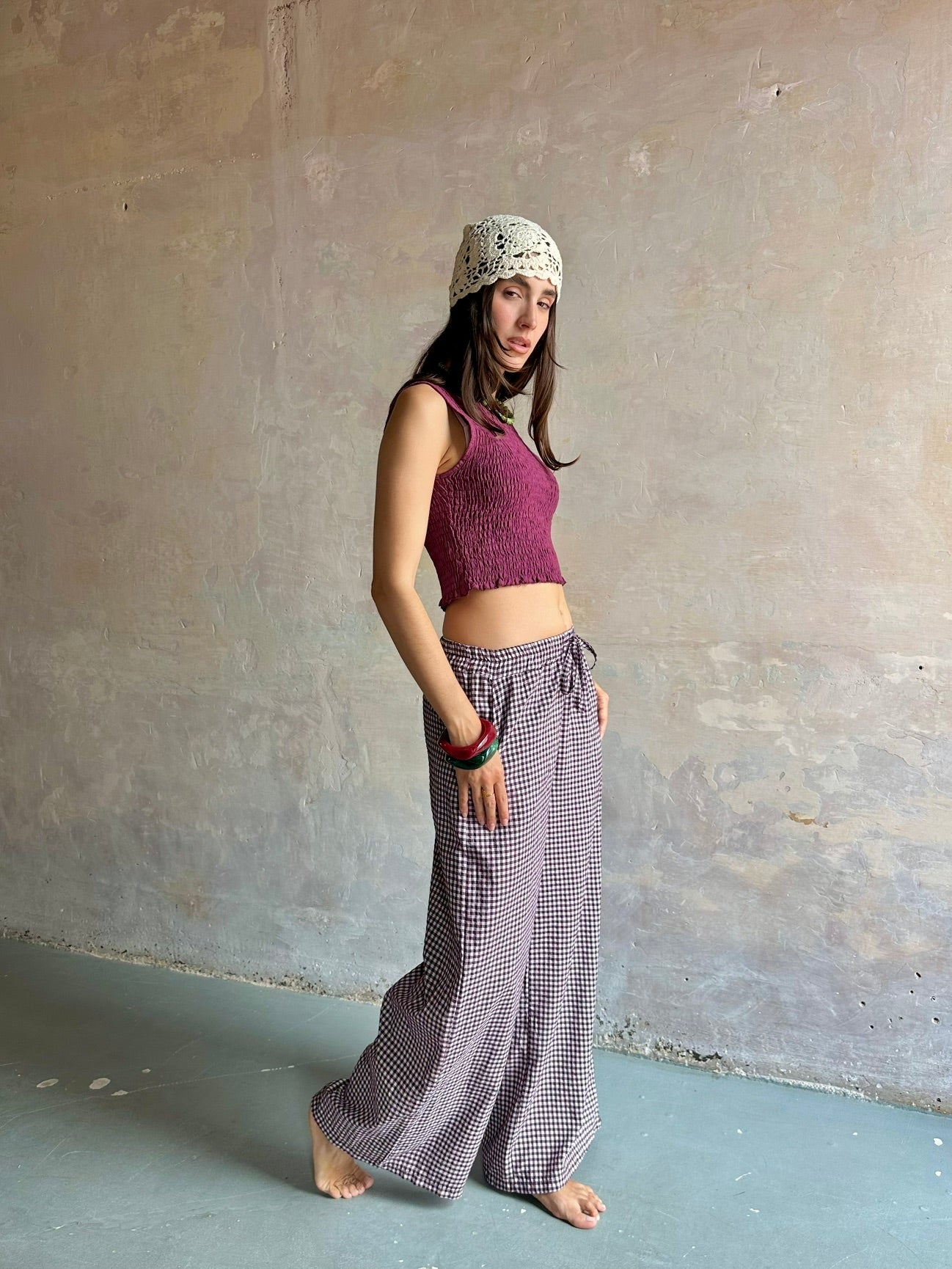 Pantalón vichy