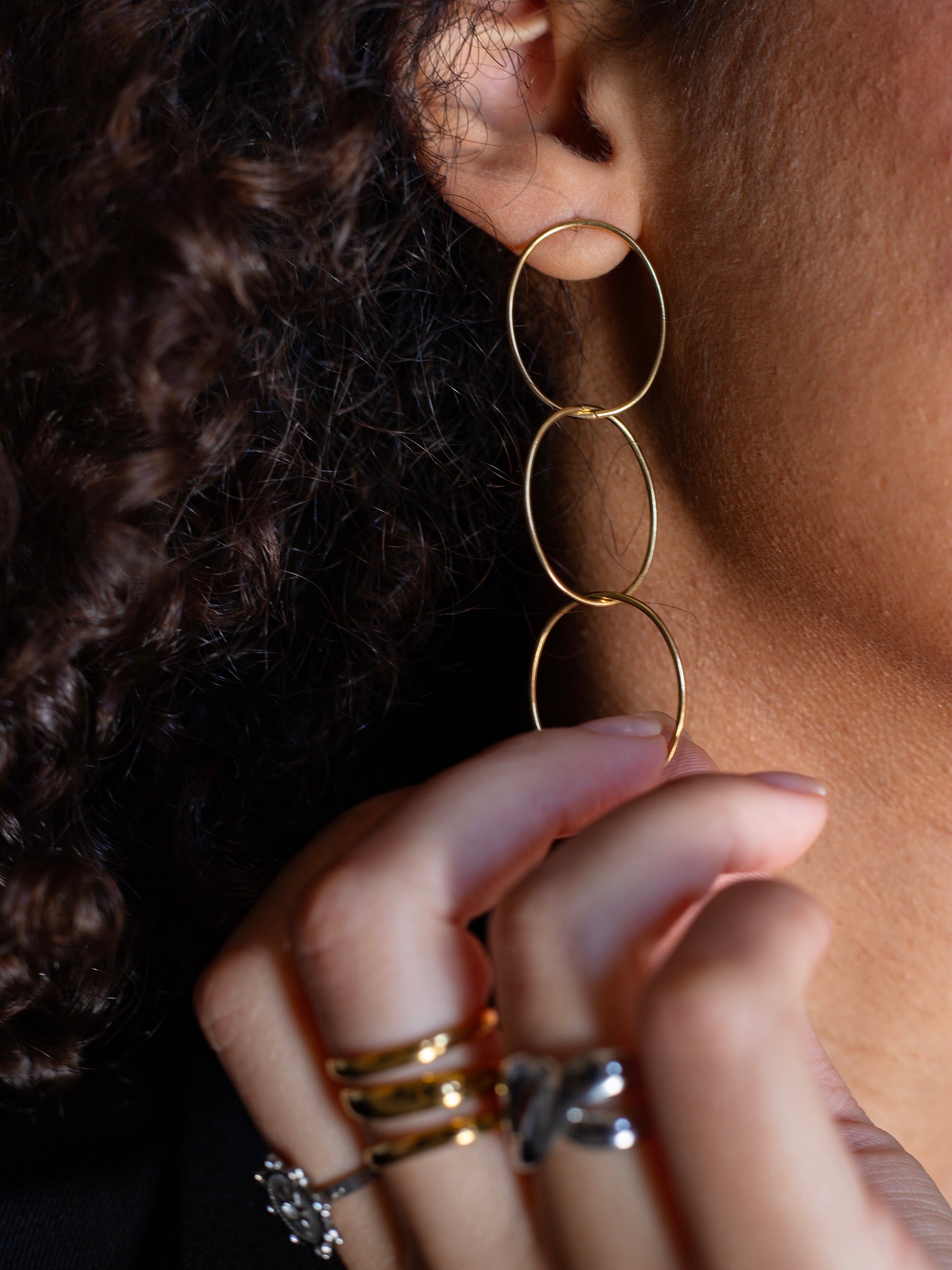 Pendientes círculos