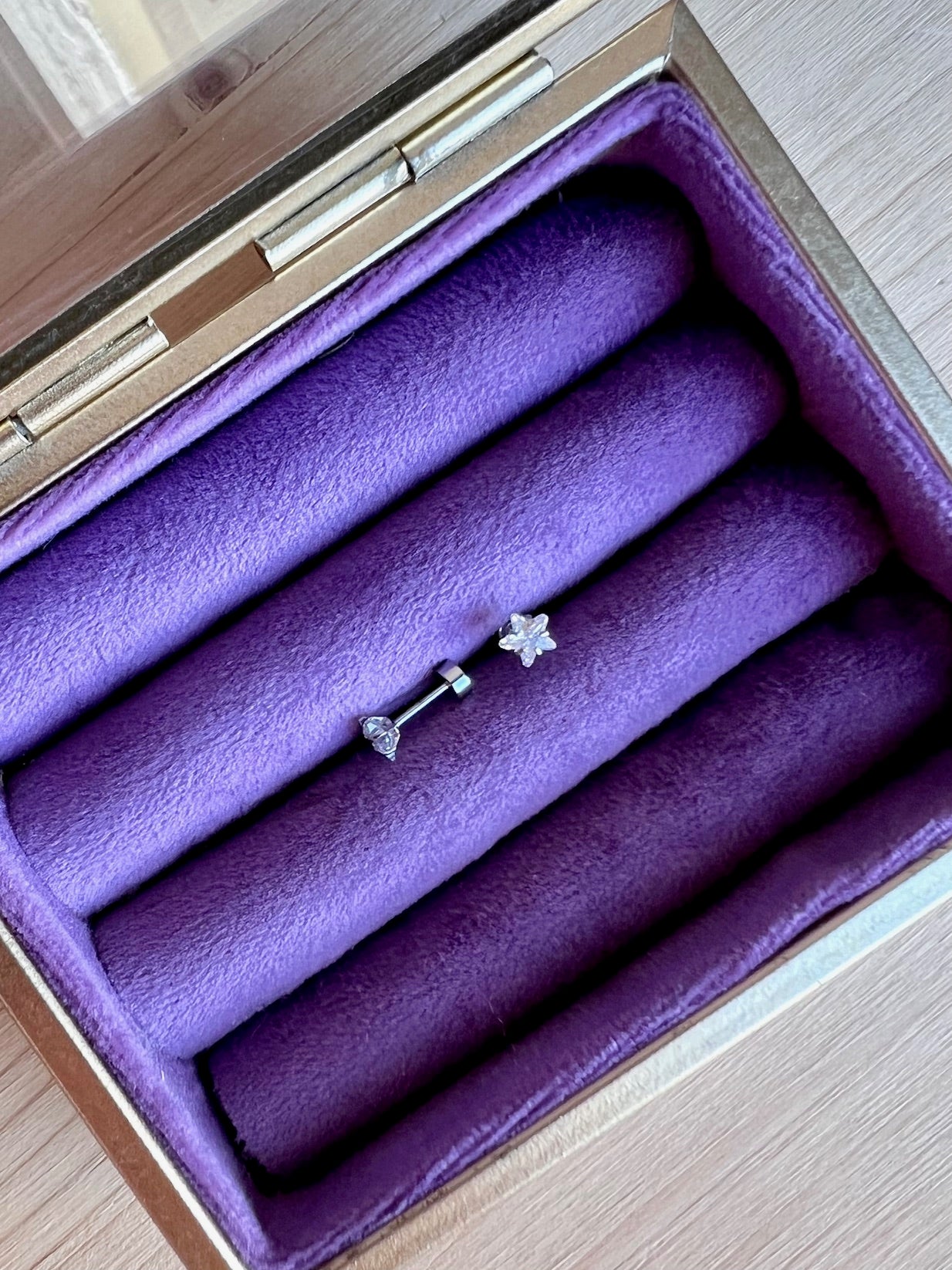 Piercings piedra brillante