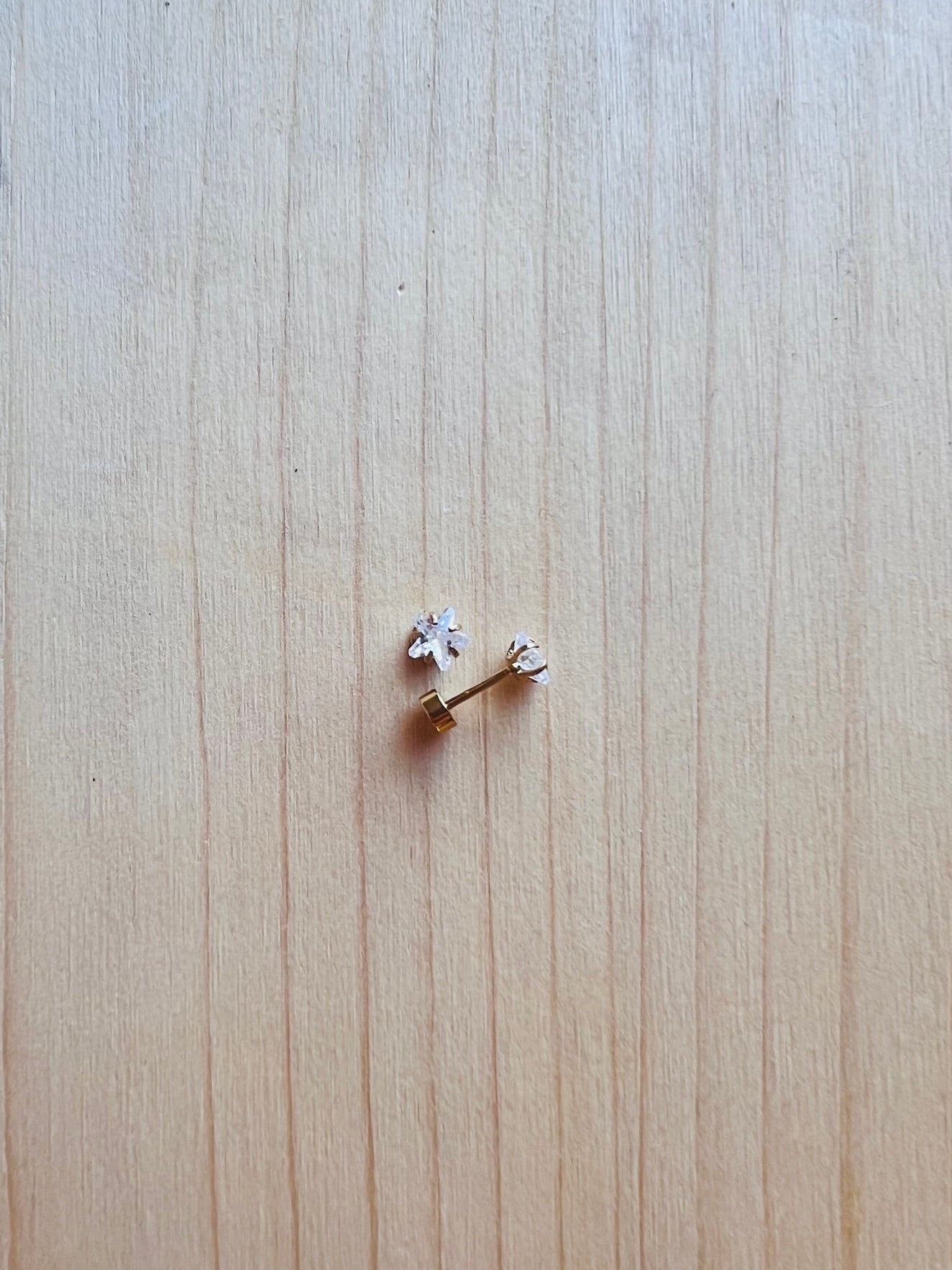 Piercings piedra brillante