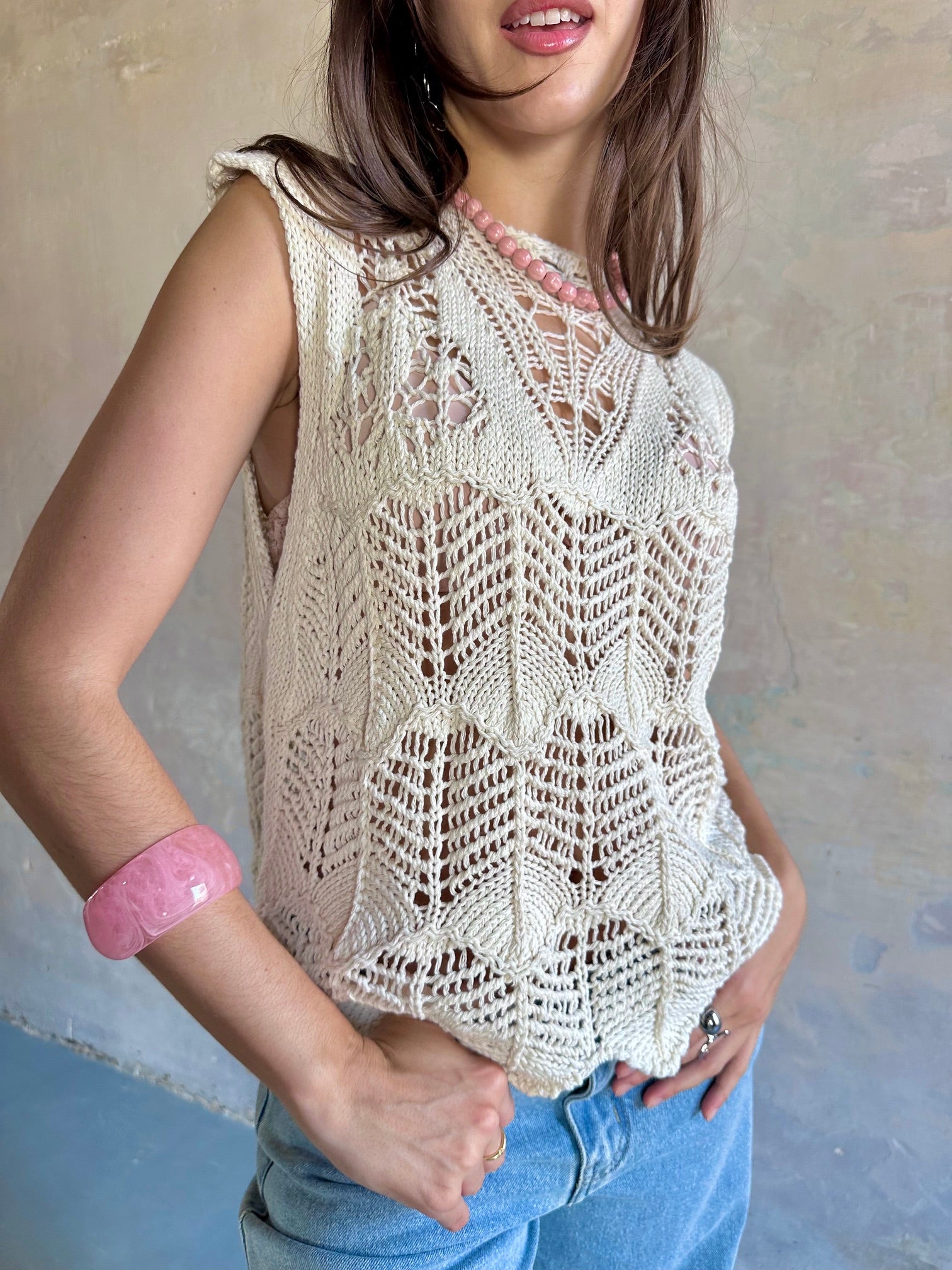 Top crochet boho