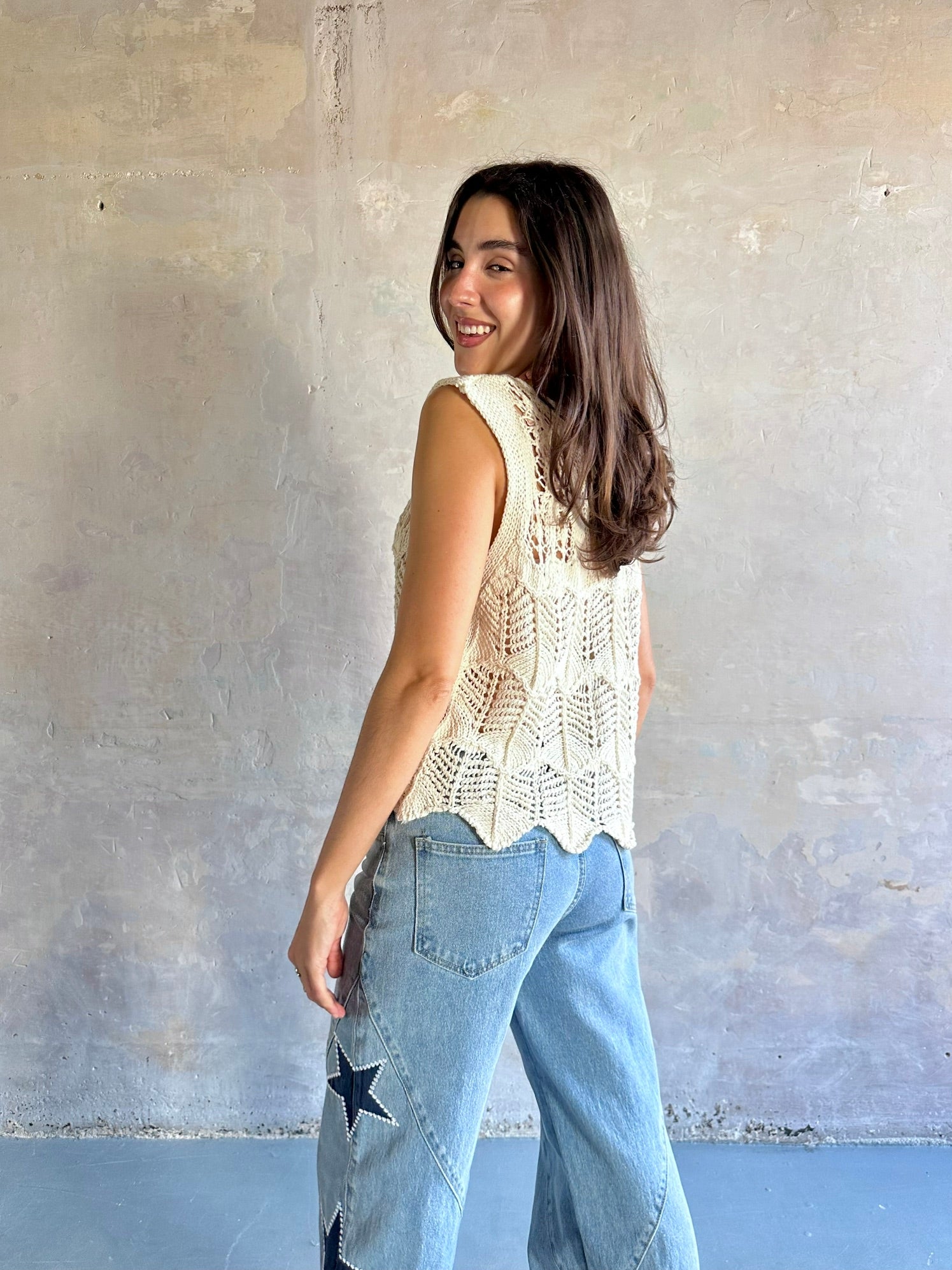 Top crochet boho