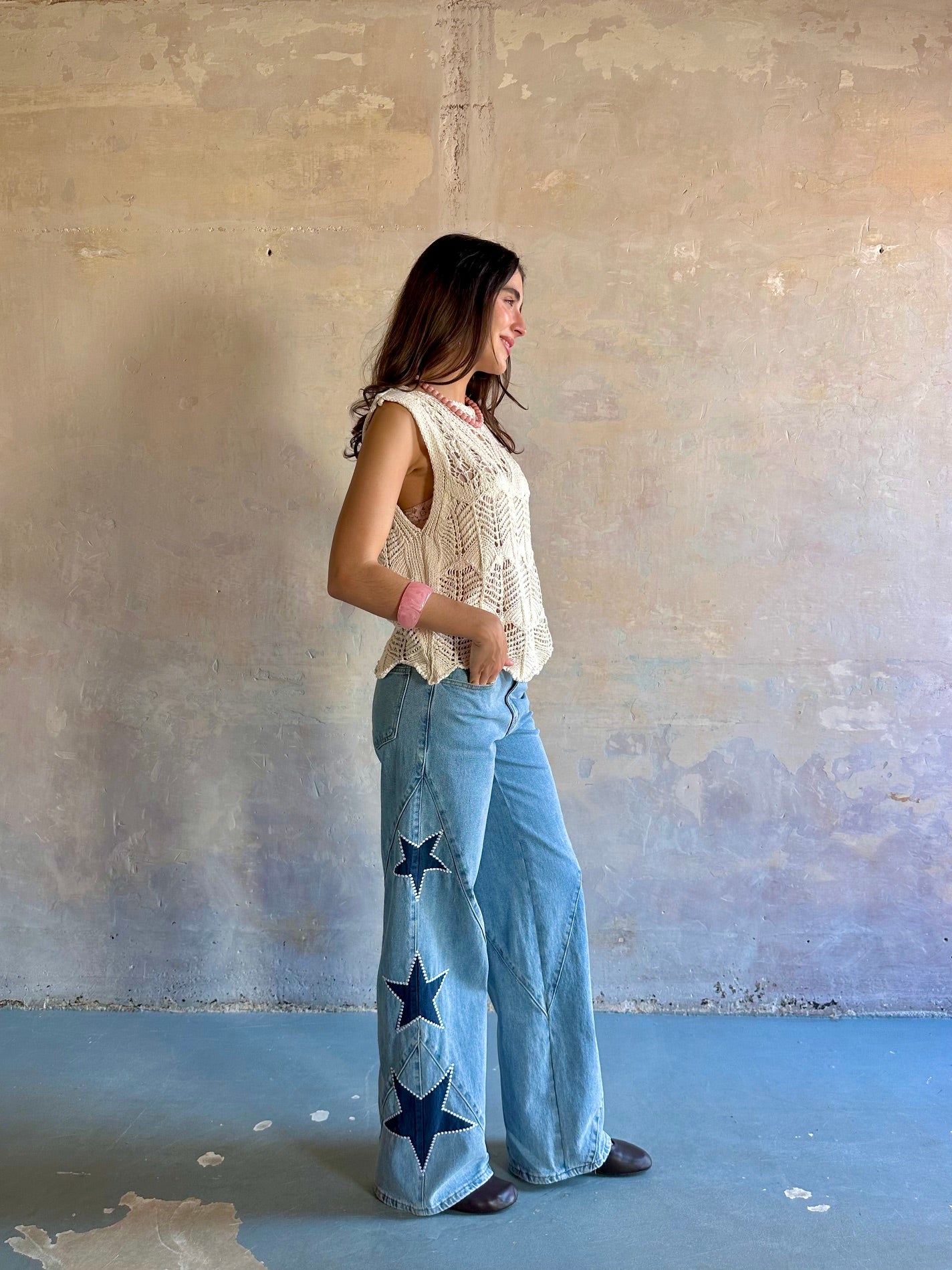 Top crochet boho
