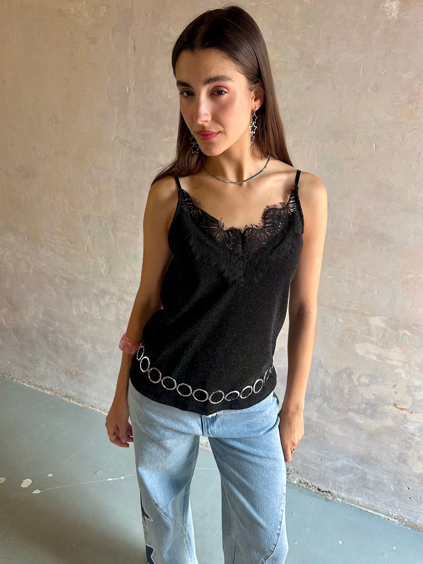 Top lencero encaje